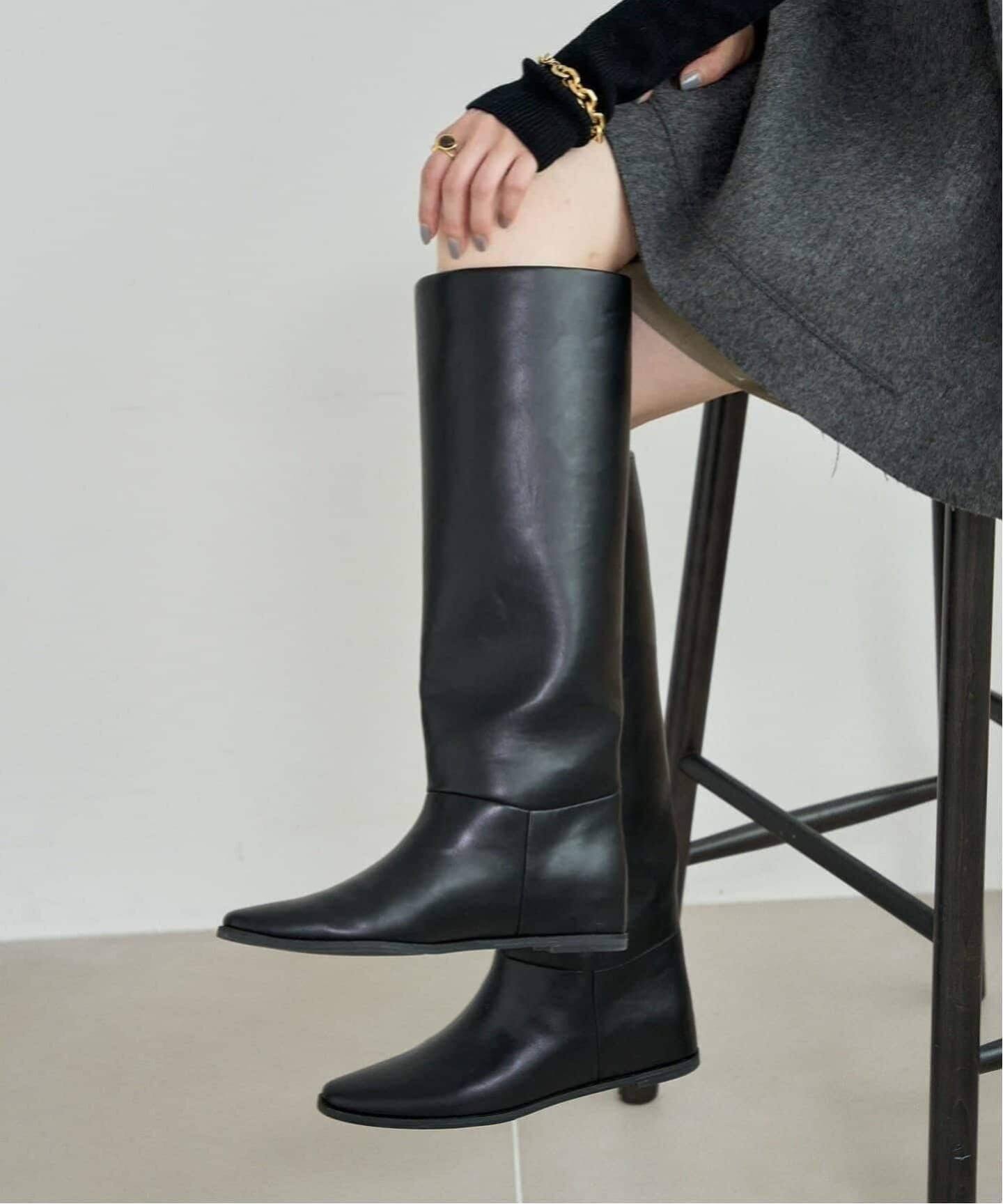 追加5》2cmワイドシャフトロングブーツ（ロングブーツ）｜LE TALON（ル