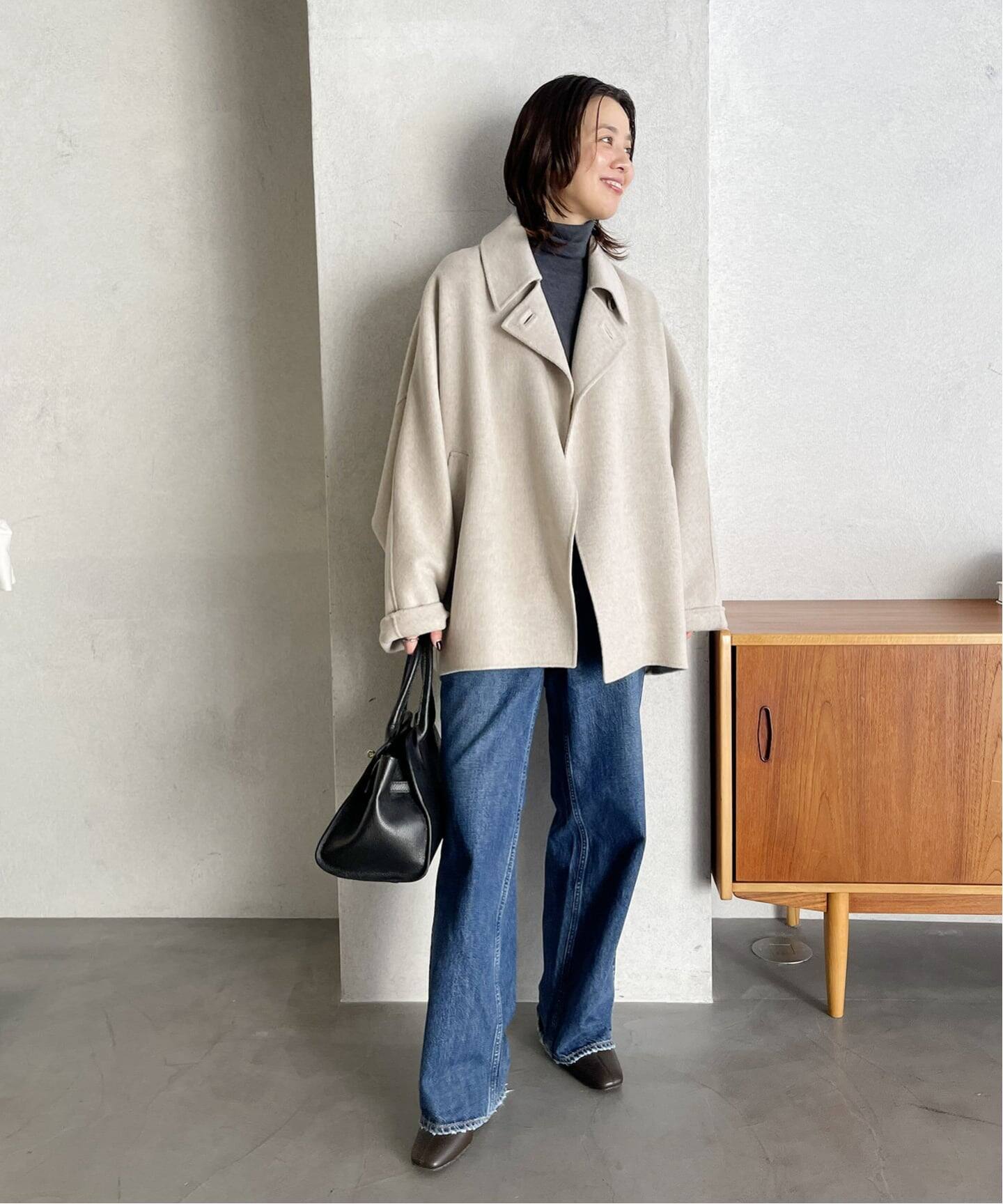 【大人気】ルタロン 5cmスクエアフィットショートブーツ ブラック 追加3》5cmスクエアフィットショートブーツ（ブーティ・ショートブーツ