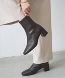 《追加予約2》5cmスクエアフィットショートブーツ