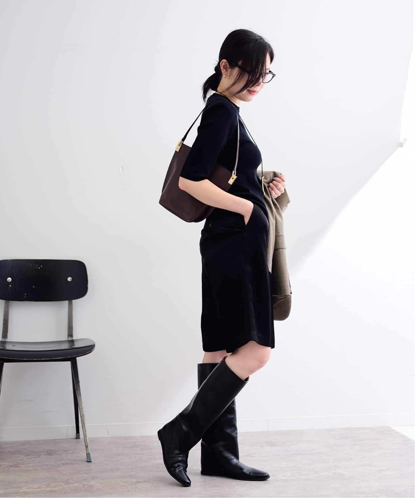 追加予約》2cmワイドシャフトロングブーツ（ロングブーツ）｜LE TALON