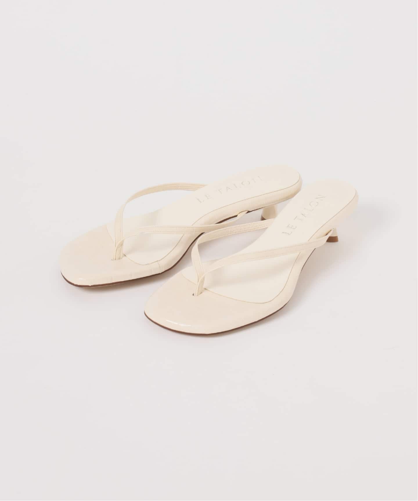 新品✨LE TALON トングサンダル M ナチュラル 追加2》3.5cmトングサンダル（サンダル）｜LE TALON（ル タロン）の