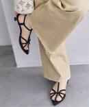 《追加予約》3.5cmナローストラップサンダル