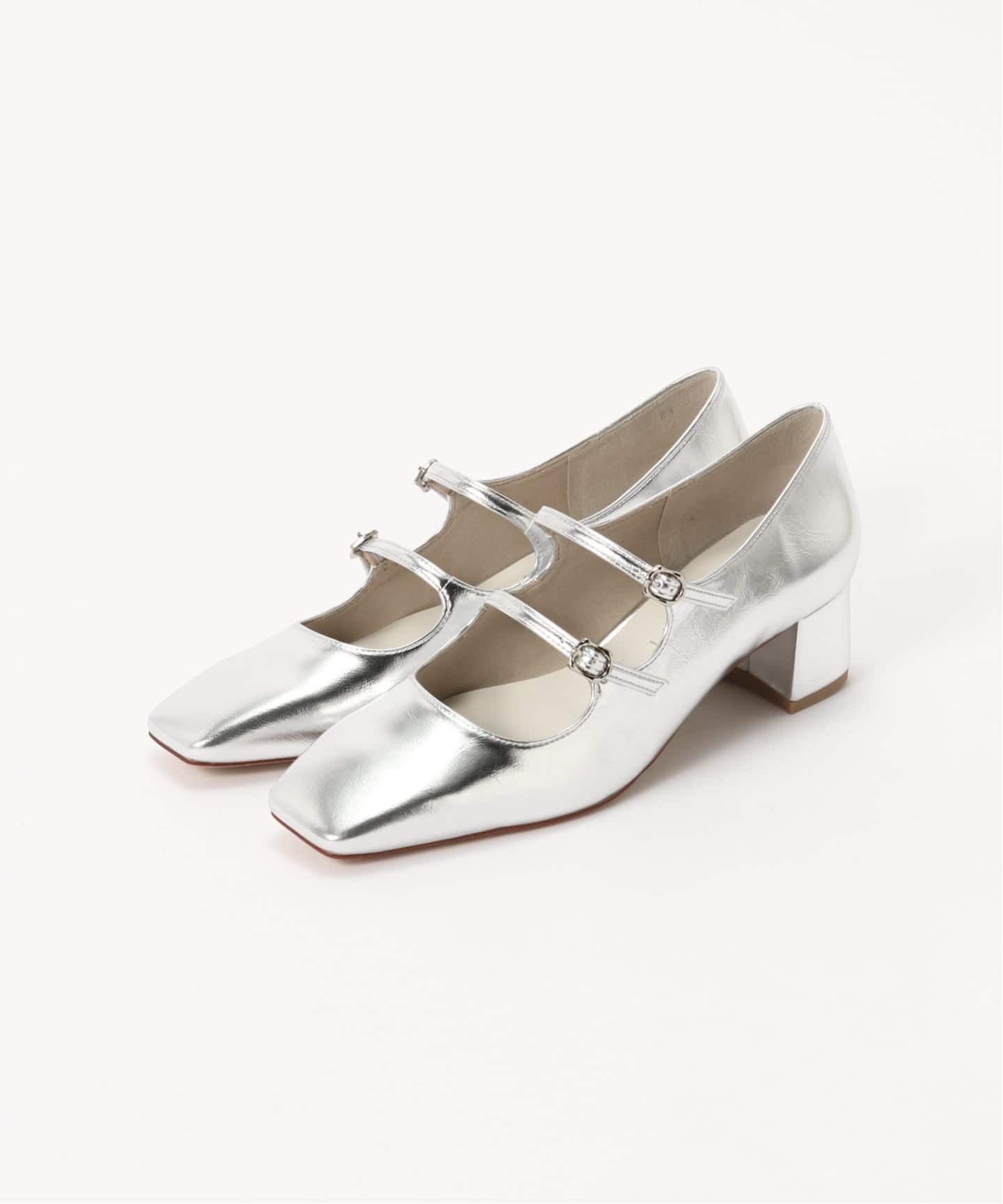 4.5cmダブルストラップメリージェーン（パンプス）｜LE TALON（ル