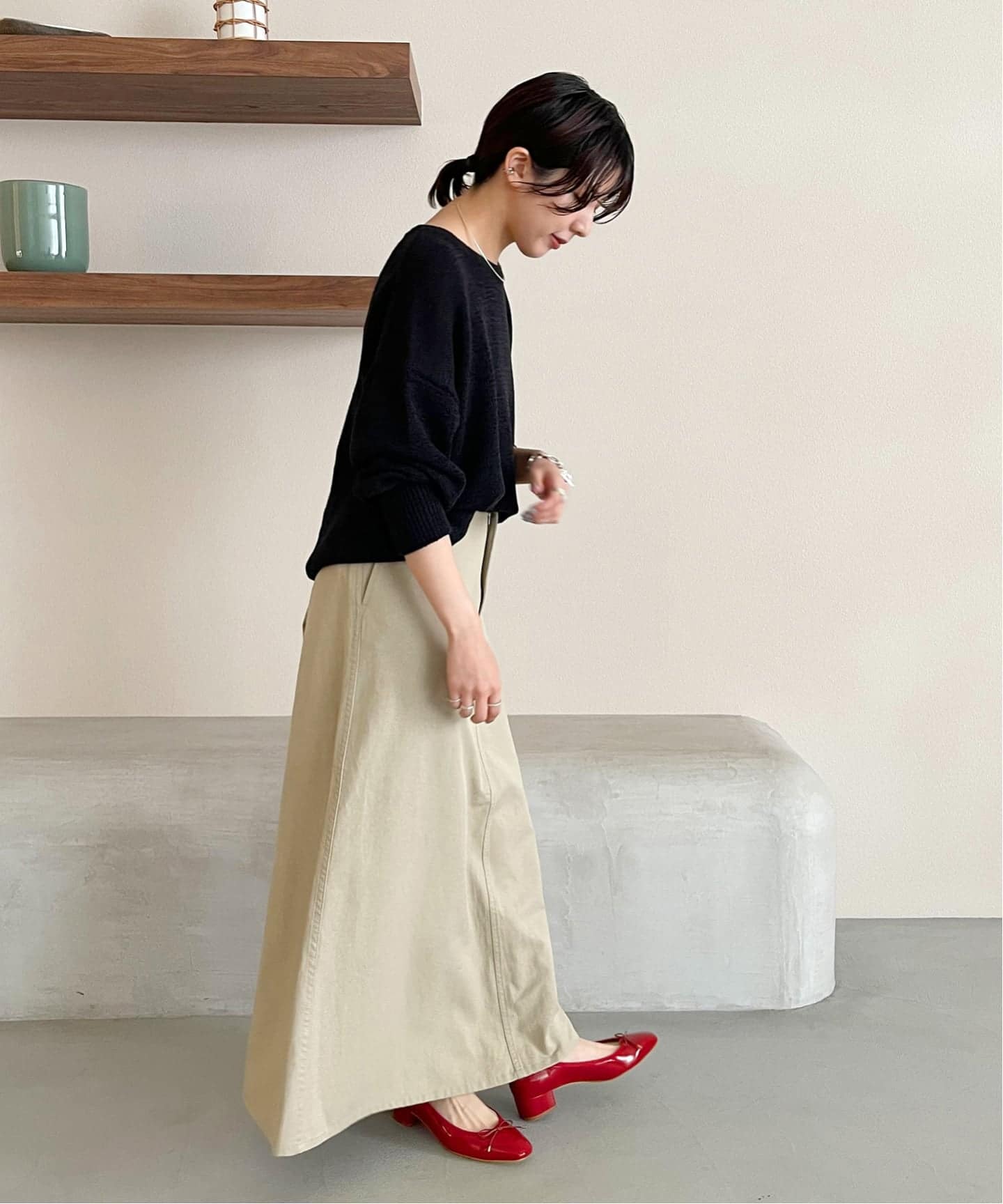 追加》3.5cmスクエアバレエパンプス（パンプス）｜LE TALON（ル タロン