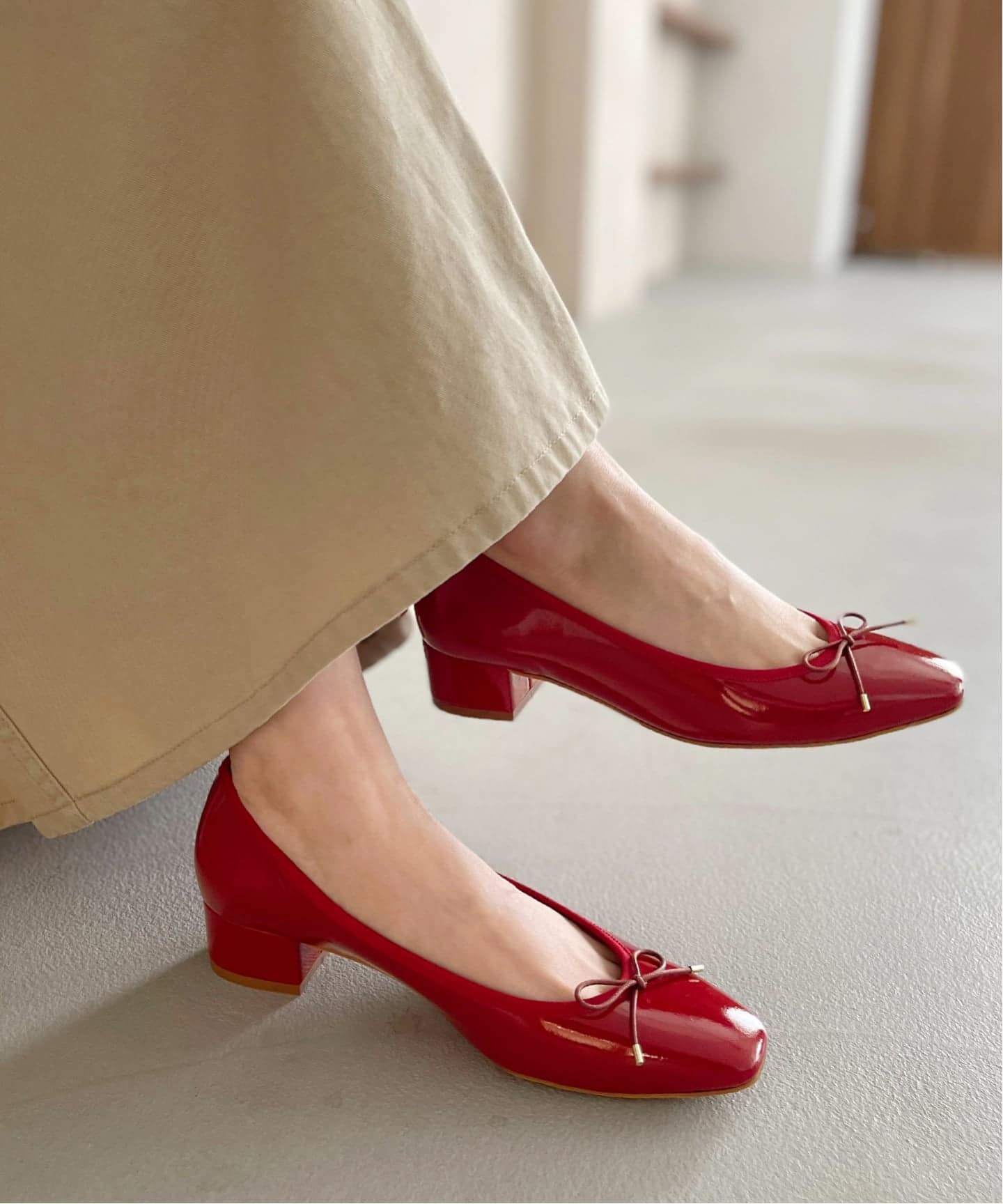 追加》3.5cmスクエアバレエパンプス（パンプス）｜LE TALON（ル タロン