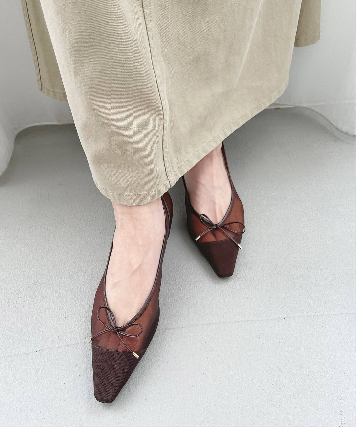 追加》3.5cmチュールバレエパンプス（パンプス）｜LE TALON（ル タロン
