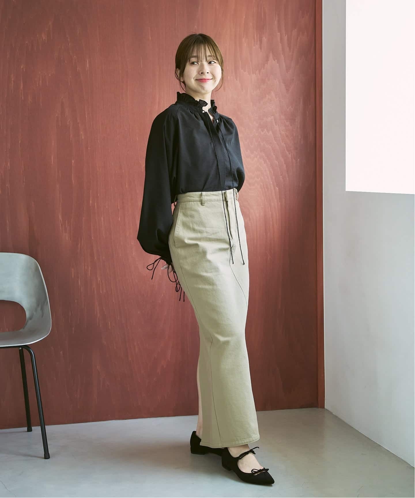 WEB限定/追加予約》ポインテッドダブルリボンフラット（フラット