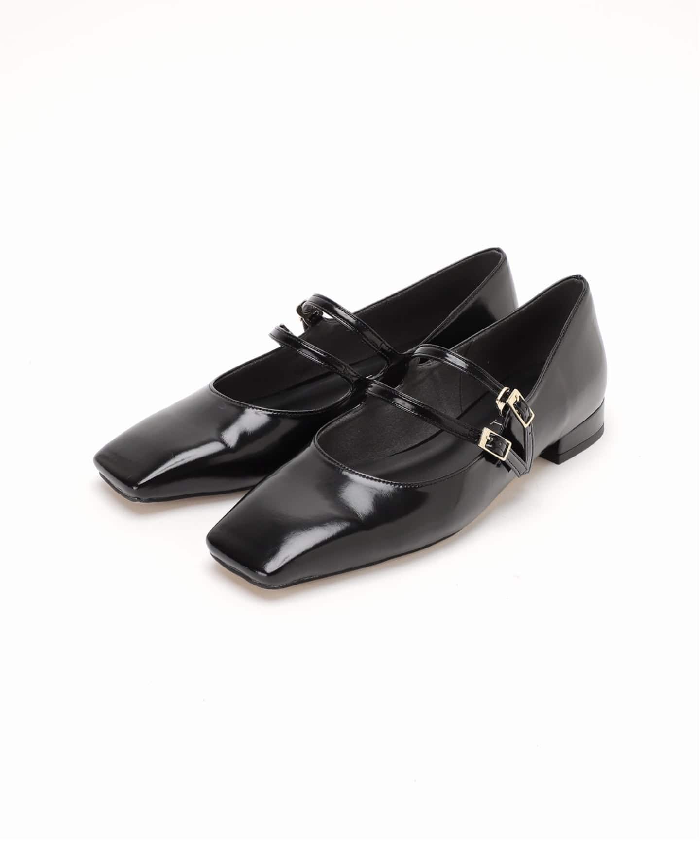 追加予約》スクエアWストラップメリージェーン（パンプス）｜LE TALON