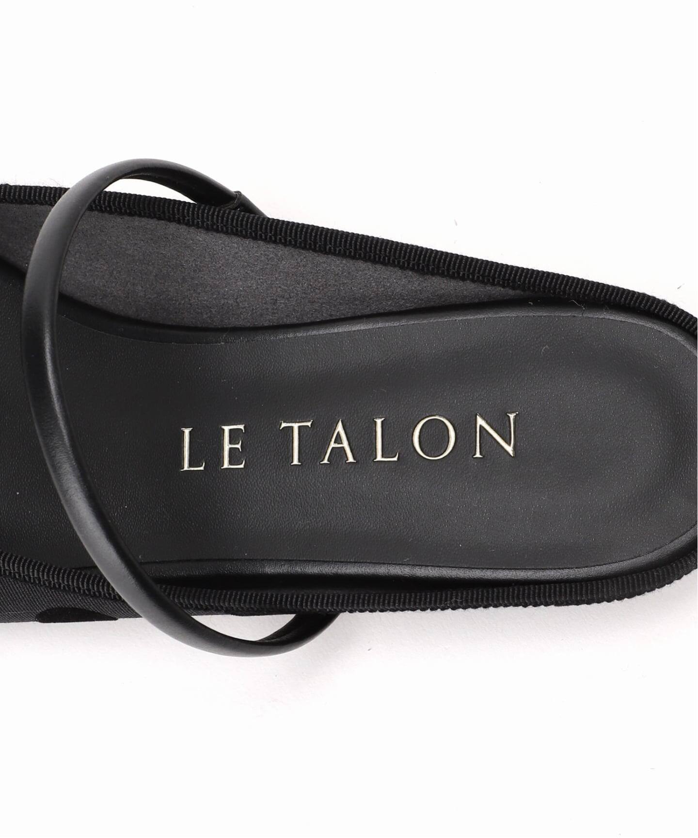 フレンチスクエアドットバレエミュール（フラットシューズ）｜LE TALON