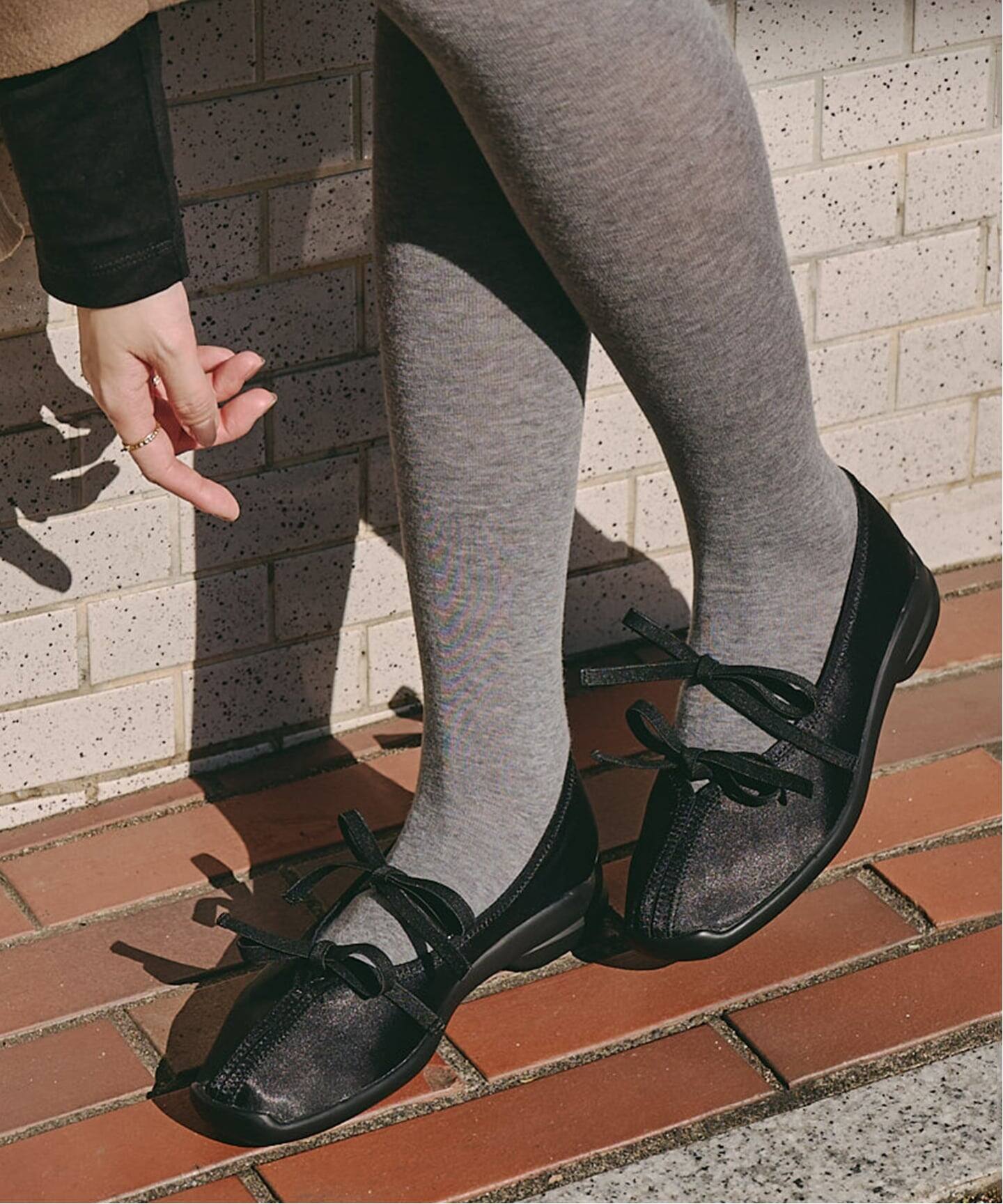 ダブルリボンバレリーナ　ピンク ル タロン LE TALON 《追加予約》Lダブルリボンバレリーナ （ピンク