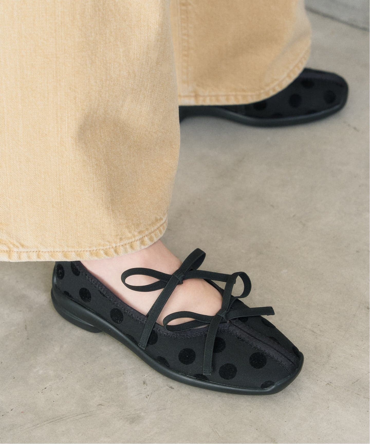 追加予約》Lダブルリボンバレリーナ（スニーカー）｜LE TALON（ル