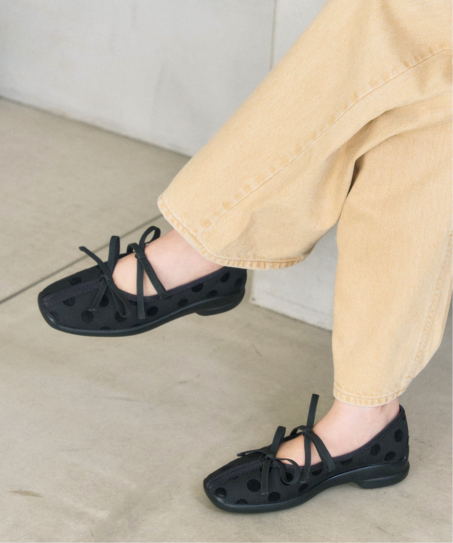 追加予約》Lダブルリボンバレリーナ（スニーカー）｜LE TALON（ル