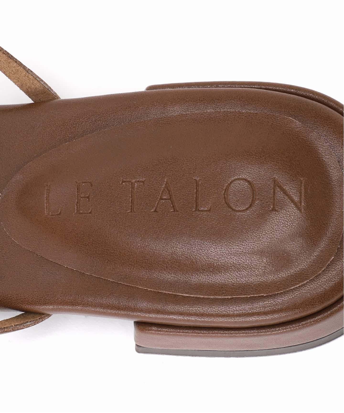 追加》フラワーカットワークミュールサンダル（サンダル）｜LE TALON