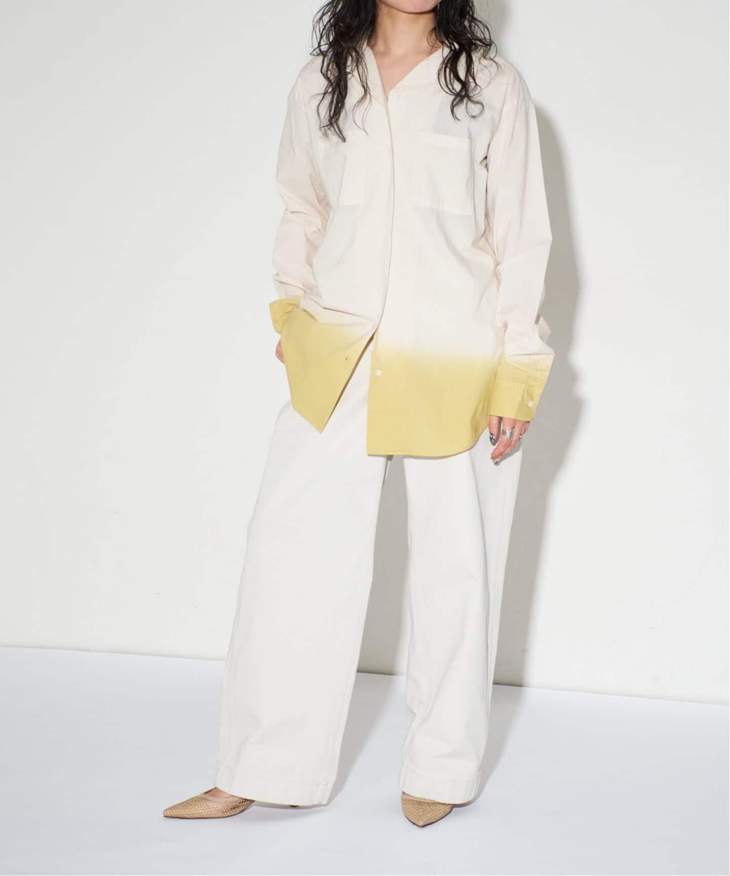 【美品】Le Talon パンプス ポインテッドメッシュスリングバック 追加2/WEB+一部店舗限定》GRISE5cmポインテッドメッシュスリングバック
