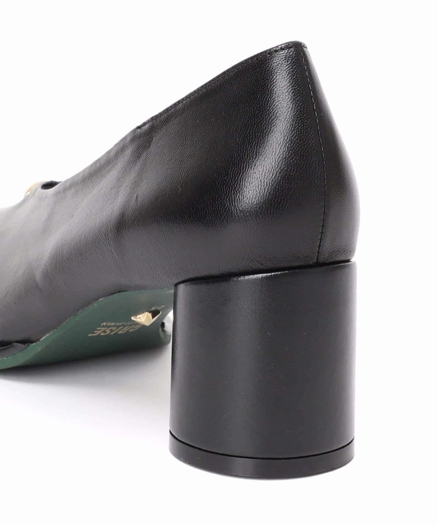 追加》GRISE6cmレザーオブリークハイバンプパンプス（パンプス