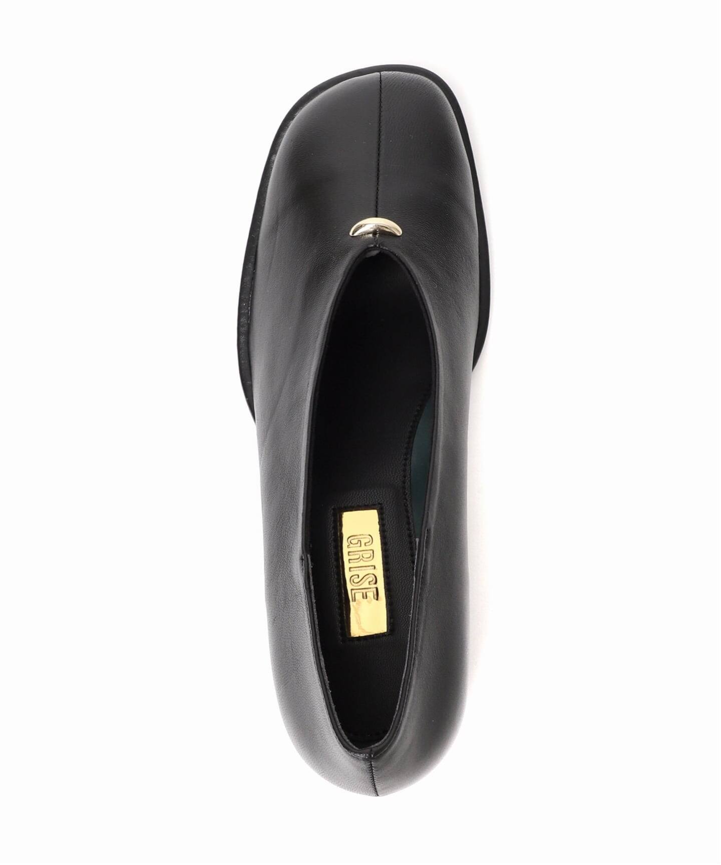 追加》GRISE6cmレザーオブリークハイバンプパンプス（パンプス