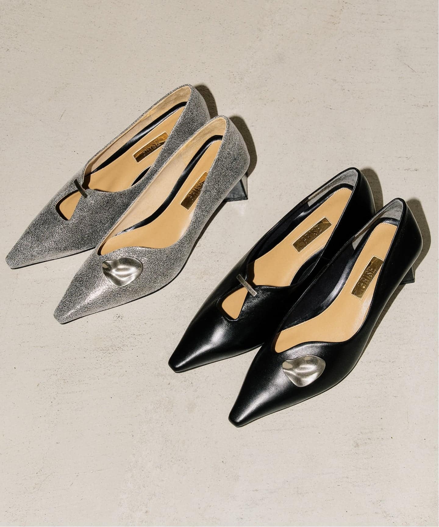 追加》GRISE5cmレザーARTYアシメカットパンプス（パンプス）｜GRISE