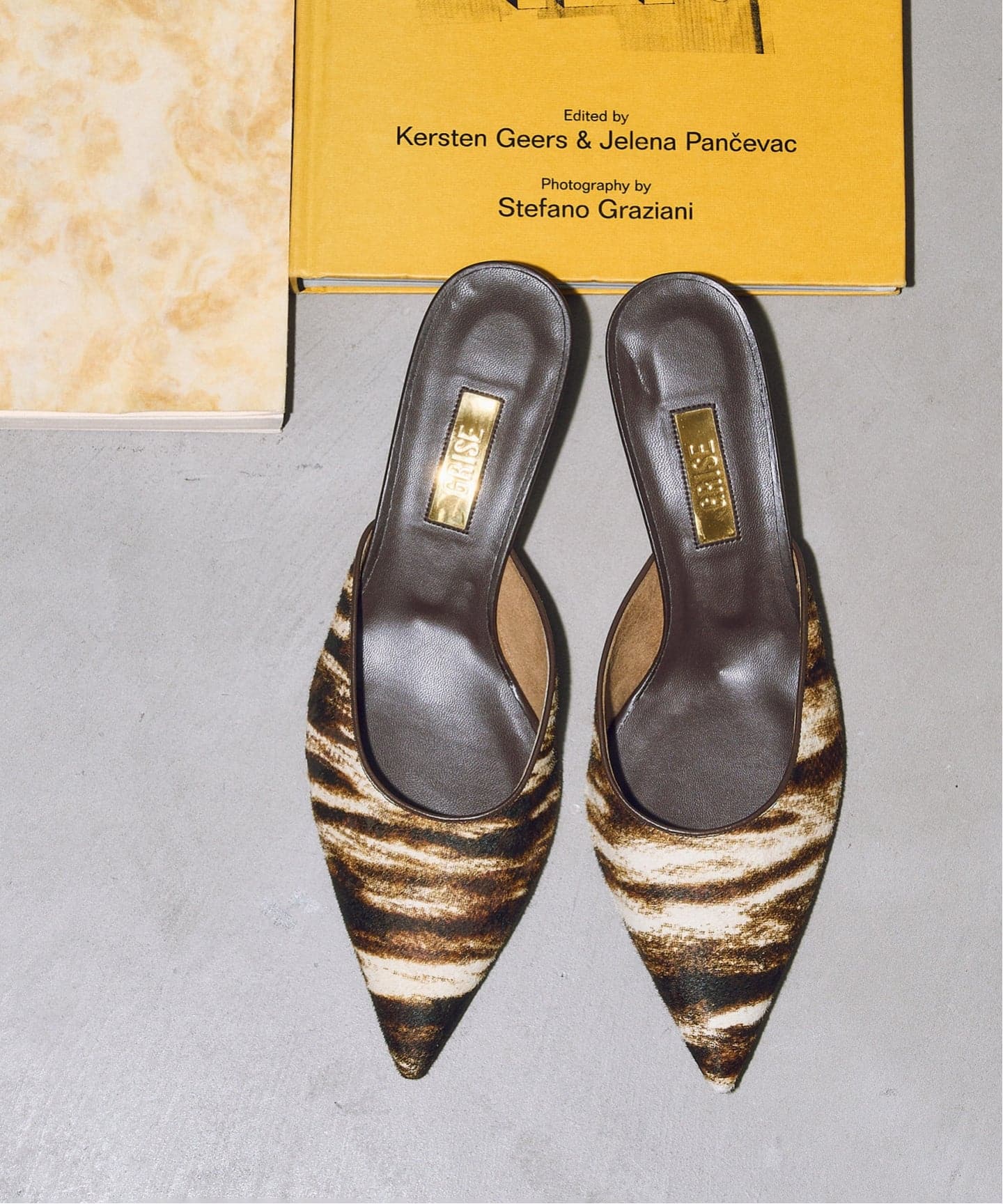 予約》GRISE4.5cmレザーポインテッドミュール（パンプス）｜GRISE