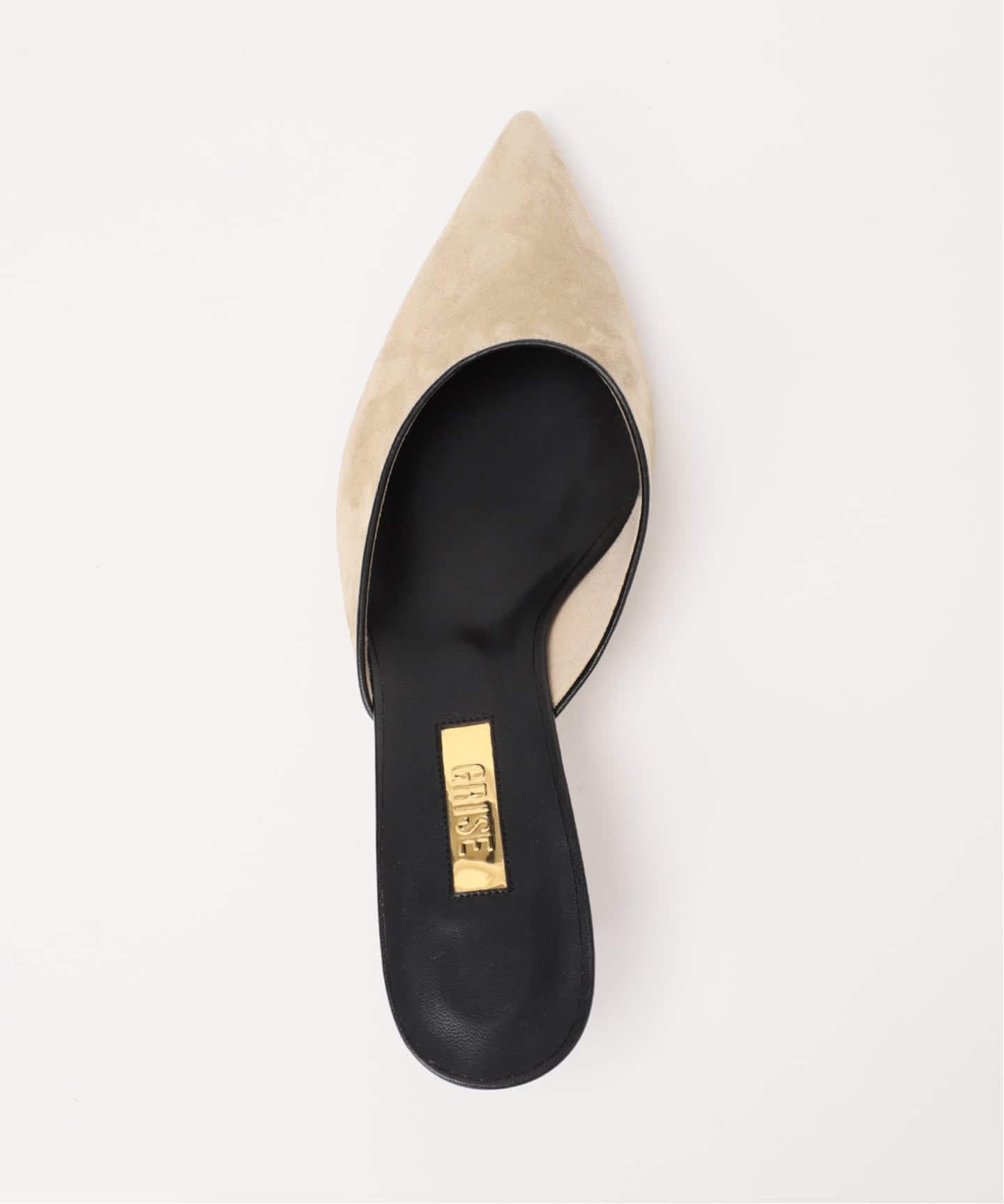 予約》GRISE4.5cmレザーポインテッドミュール（パンプス）｜GRISE