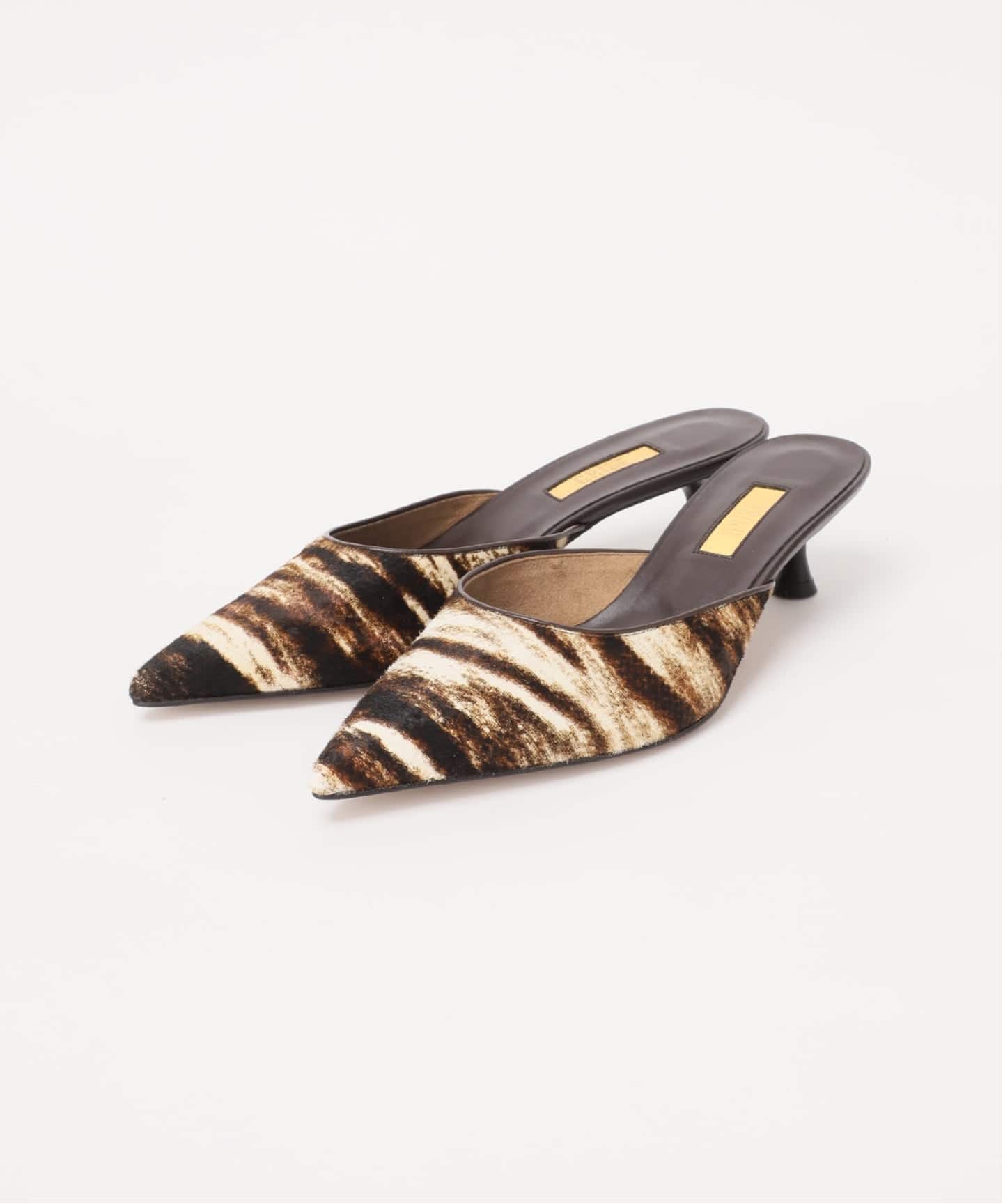 予約》GRISE4.5cmレザーポインテッドミュール（パンプス）｜GRISE