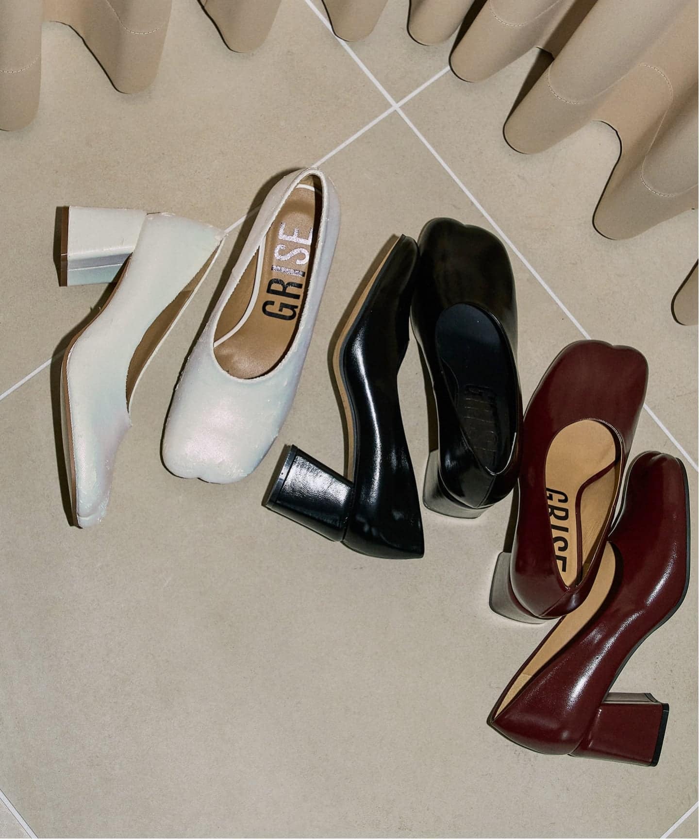 GRISE6.5cmレザーCURVYパンプス（パンプス）｜GRISE（グリーズ）の通販