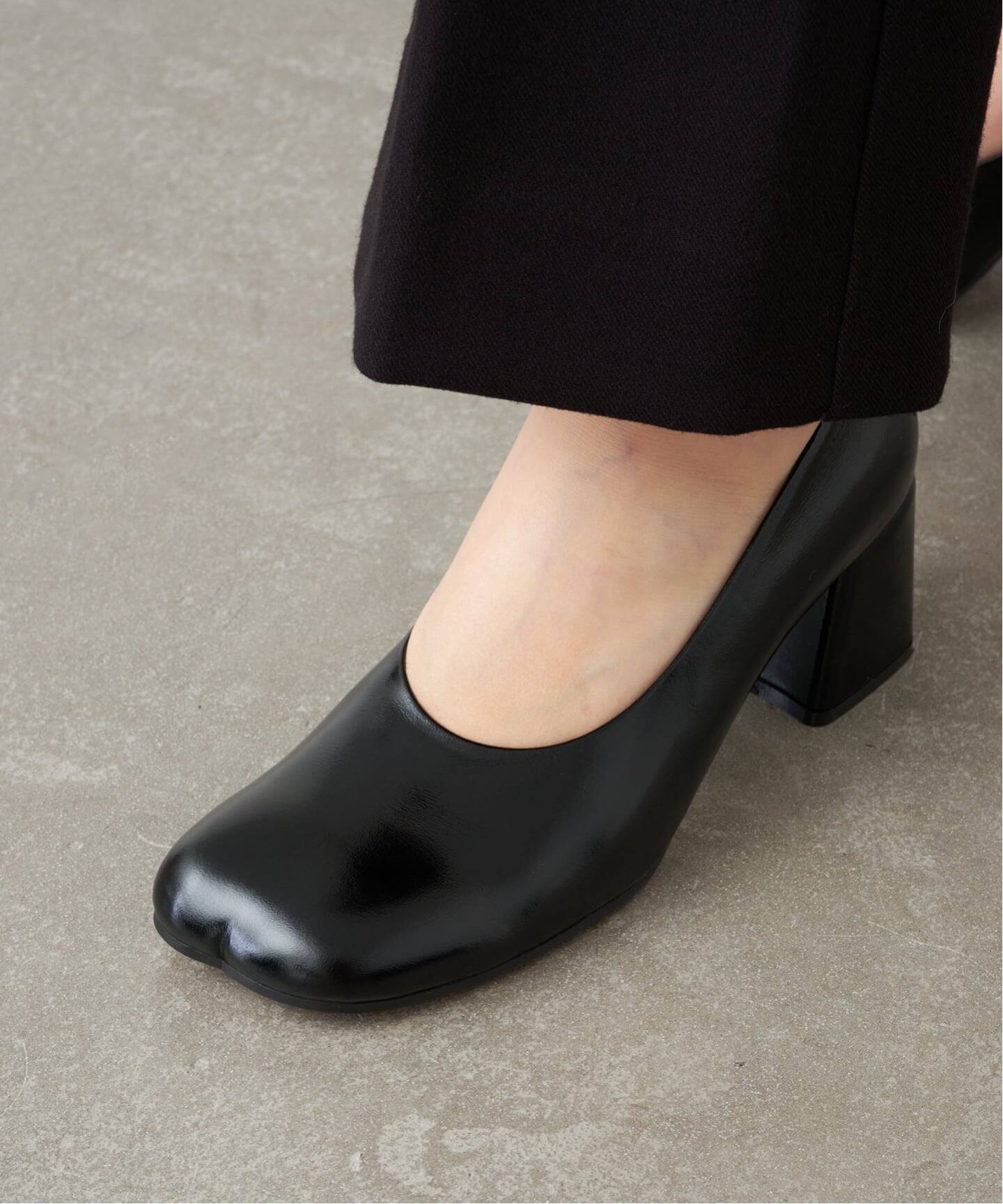 GRISE6.5cmレザーCURVYパンプス ブラック 24 GRISE6.5cmレザーCURVYパンプス（パンプス）｜GRISE（グリーズ）の通販