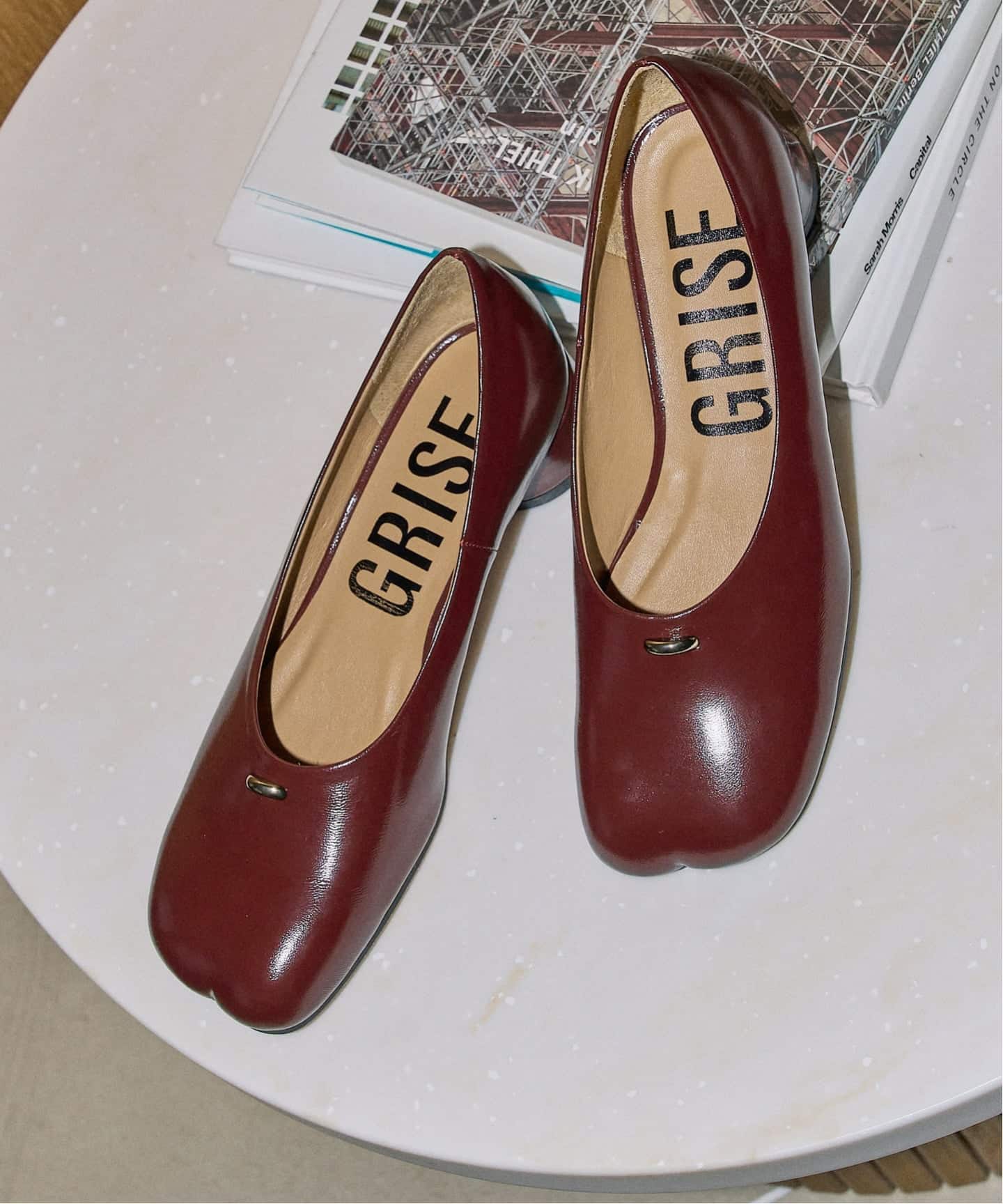 GRISE3cmレザーCURVYバレリーナ（バレエシューズ）｜GRISE（グリーズ