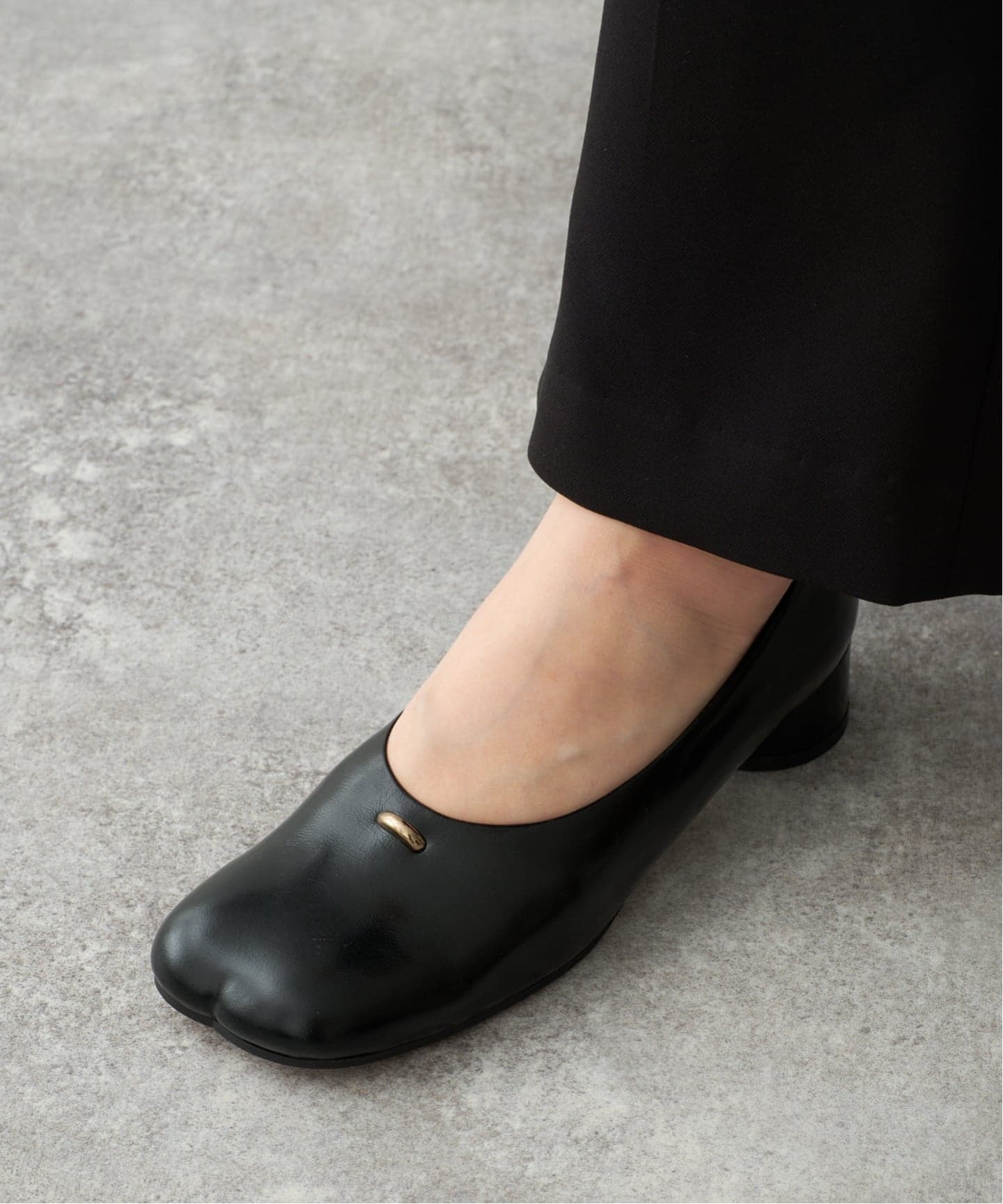 追加予約/WEB+一部店舗限定》GRISE3cmレザーCURVYバレリーナ（バレエ