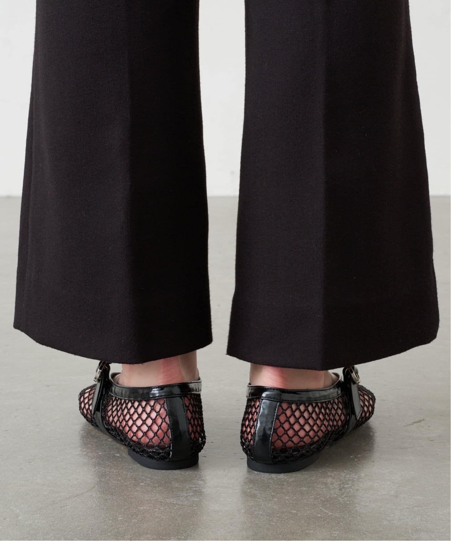 予約》GRISEメッシュメリージェーン（フラットシューズ）｜GRISE