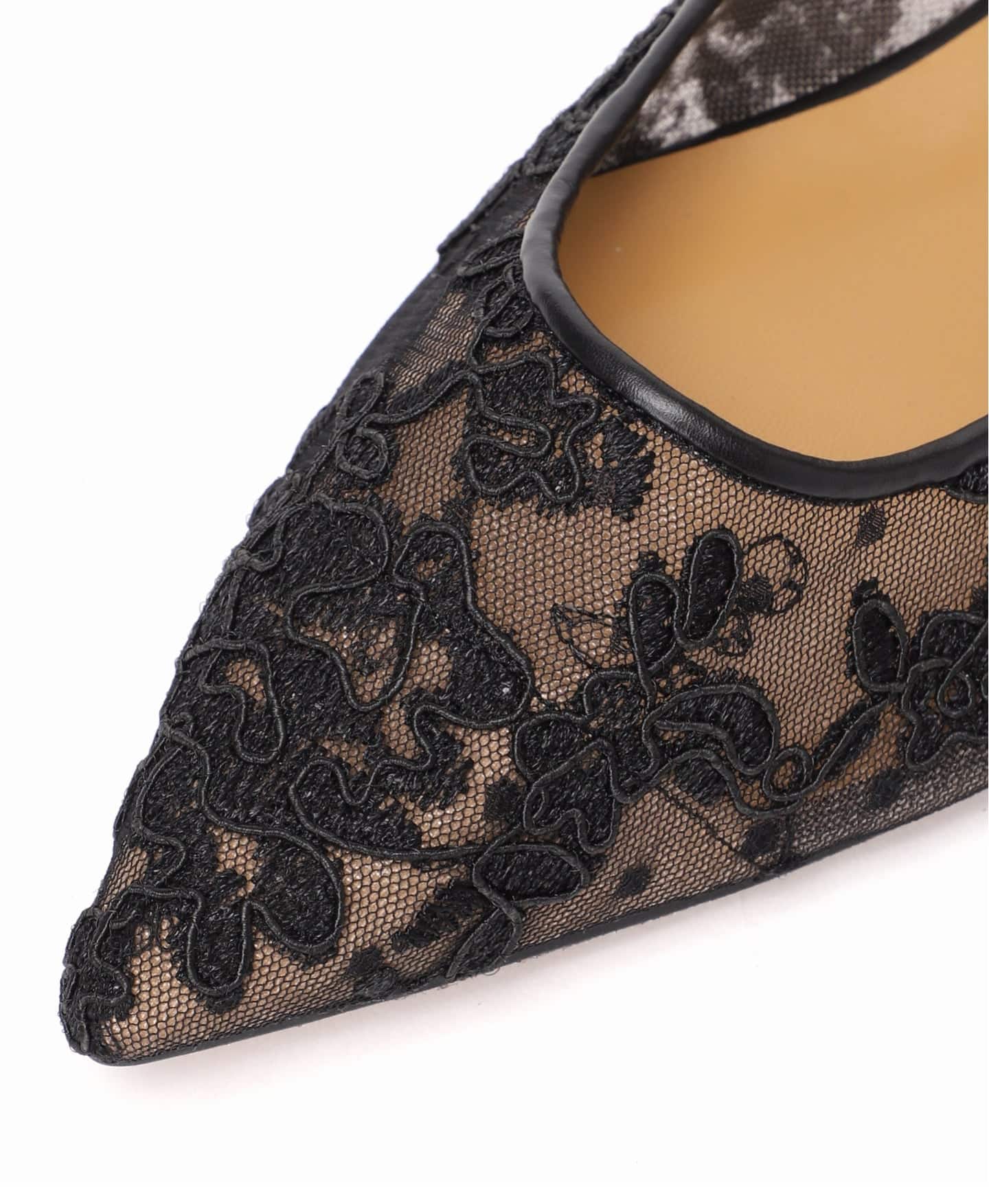 追加予約》GRISEポインテッドチュールフラット（フラットシューズ