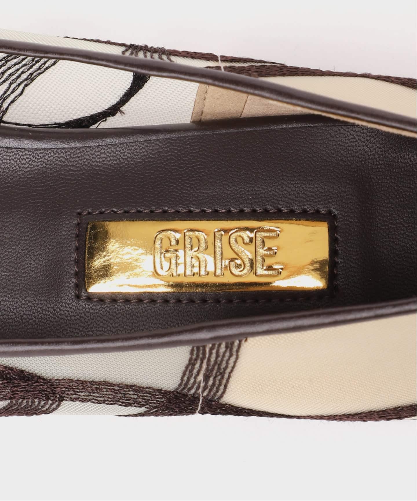 予約》GRISEポインテッドチュールフラット（フラットシューズ）｜GRISE