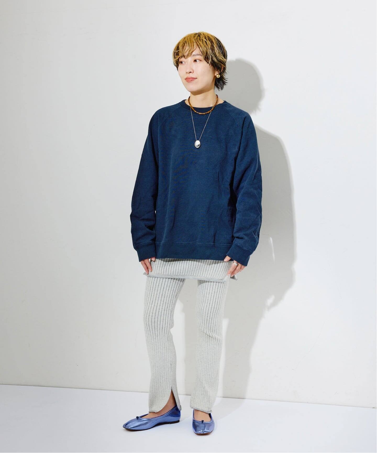 追加》GRISEレザースクエアプリーツフラット（フラットシューズ