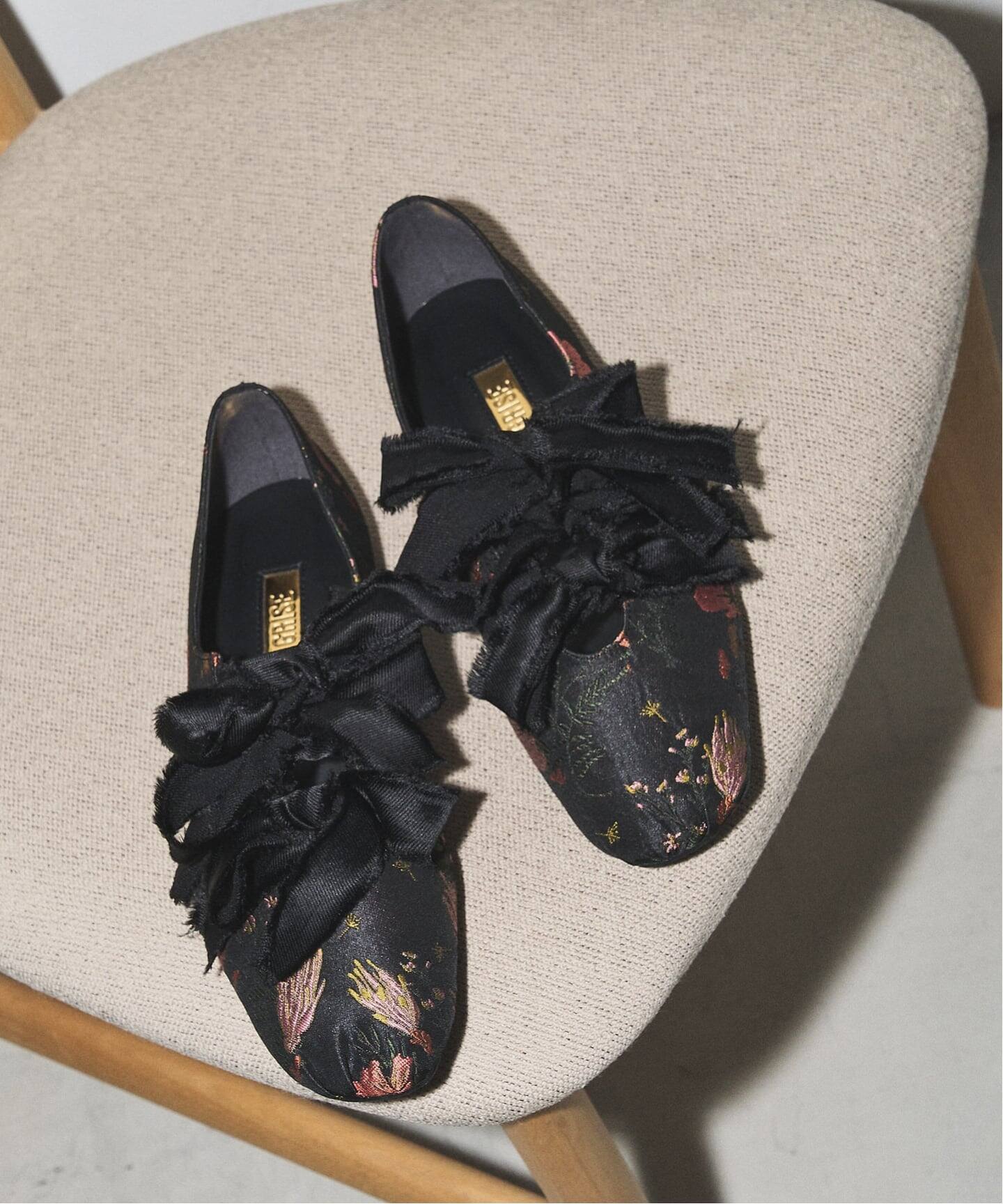 WEB+GRISE新宿店限定/追加予約》GRISEサテンリボンバレリーナ