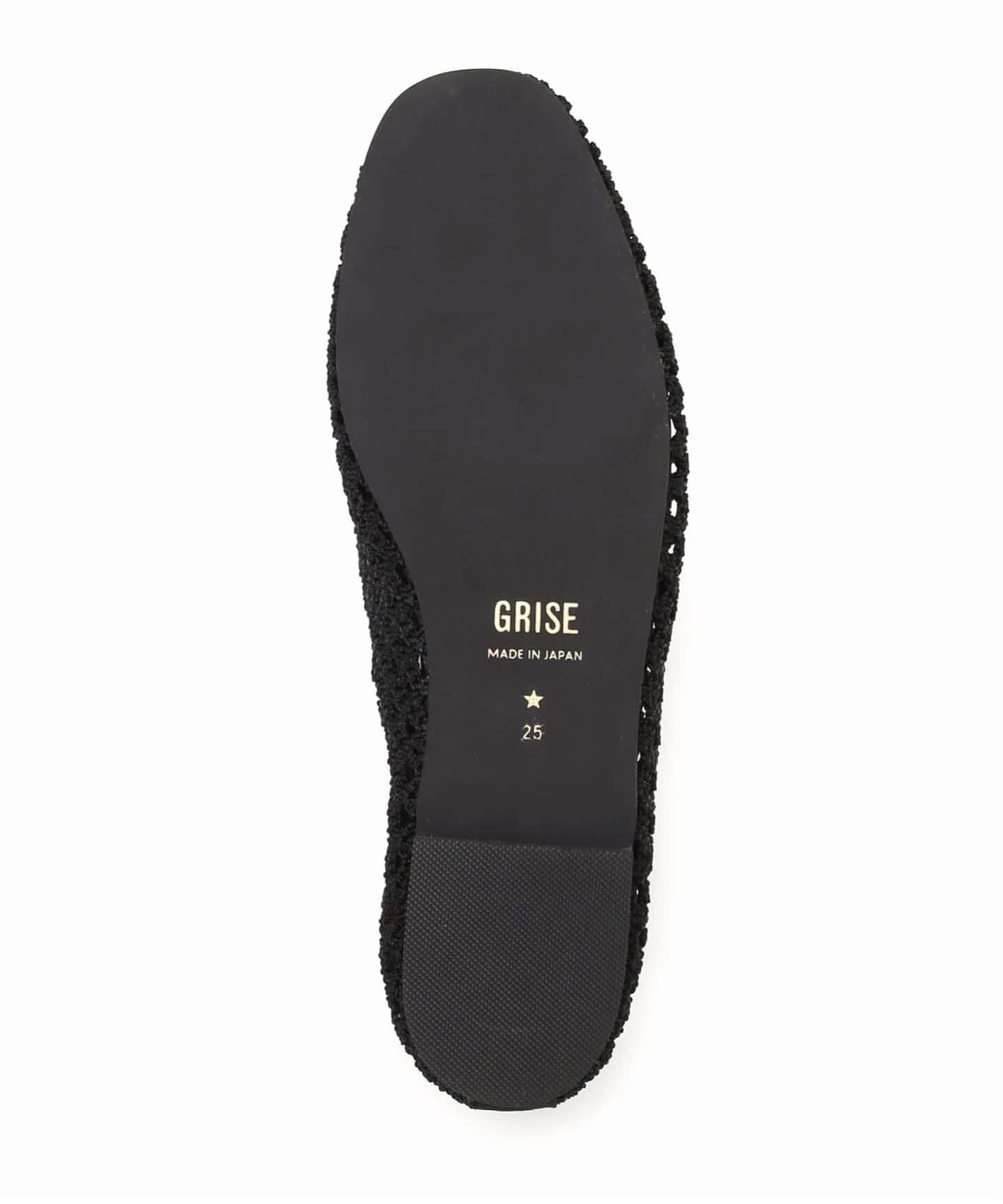WEB+一部店舗限定》GRISE CORD MESHバレリーナ（バレエシューズ）｜LE