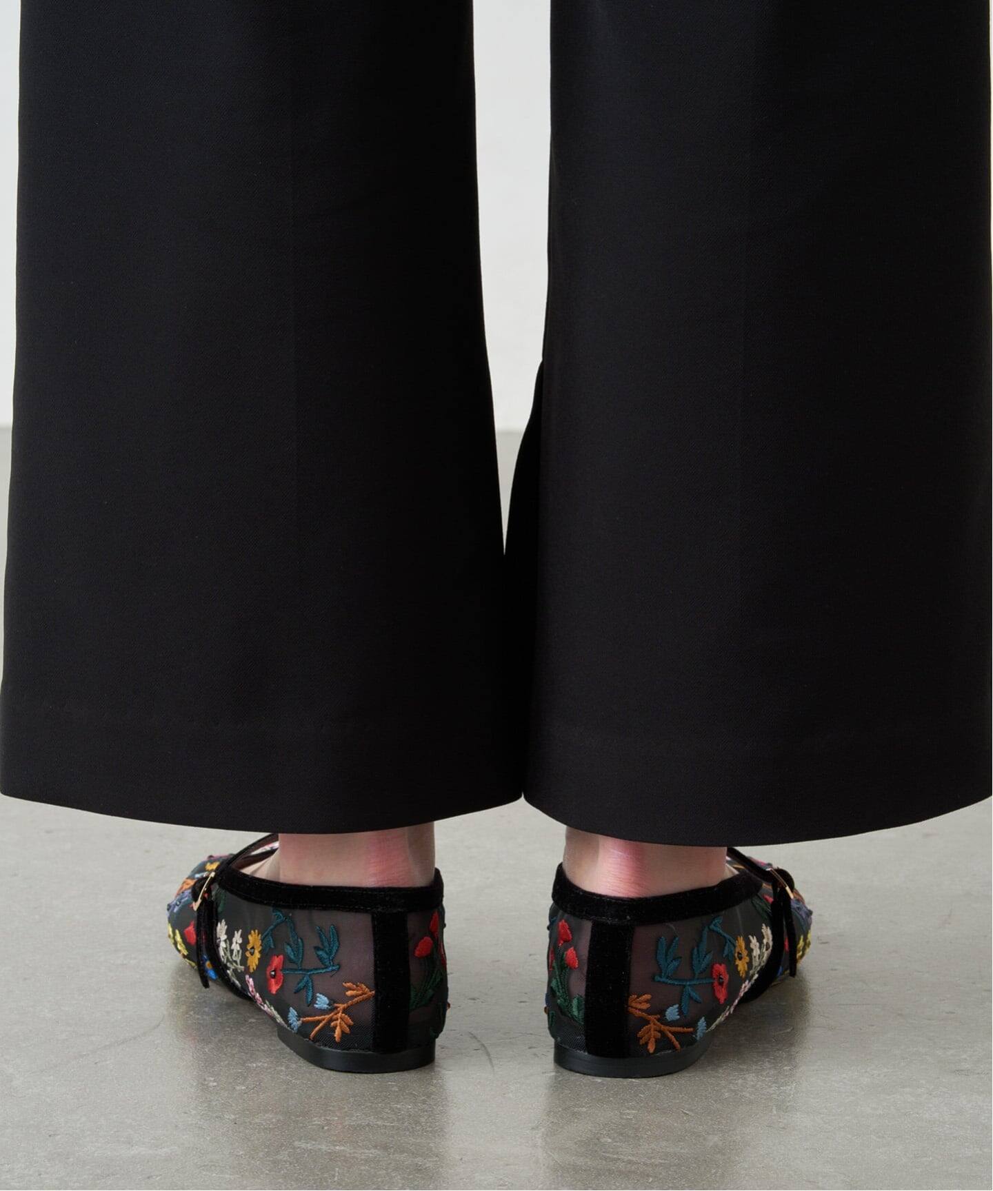GRISEシアーEMBROIDERY メリージェーン（フラットシューズ）｜LE TALON