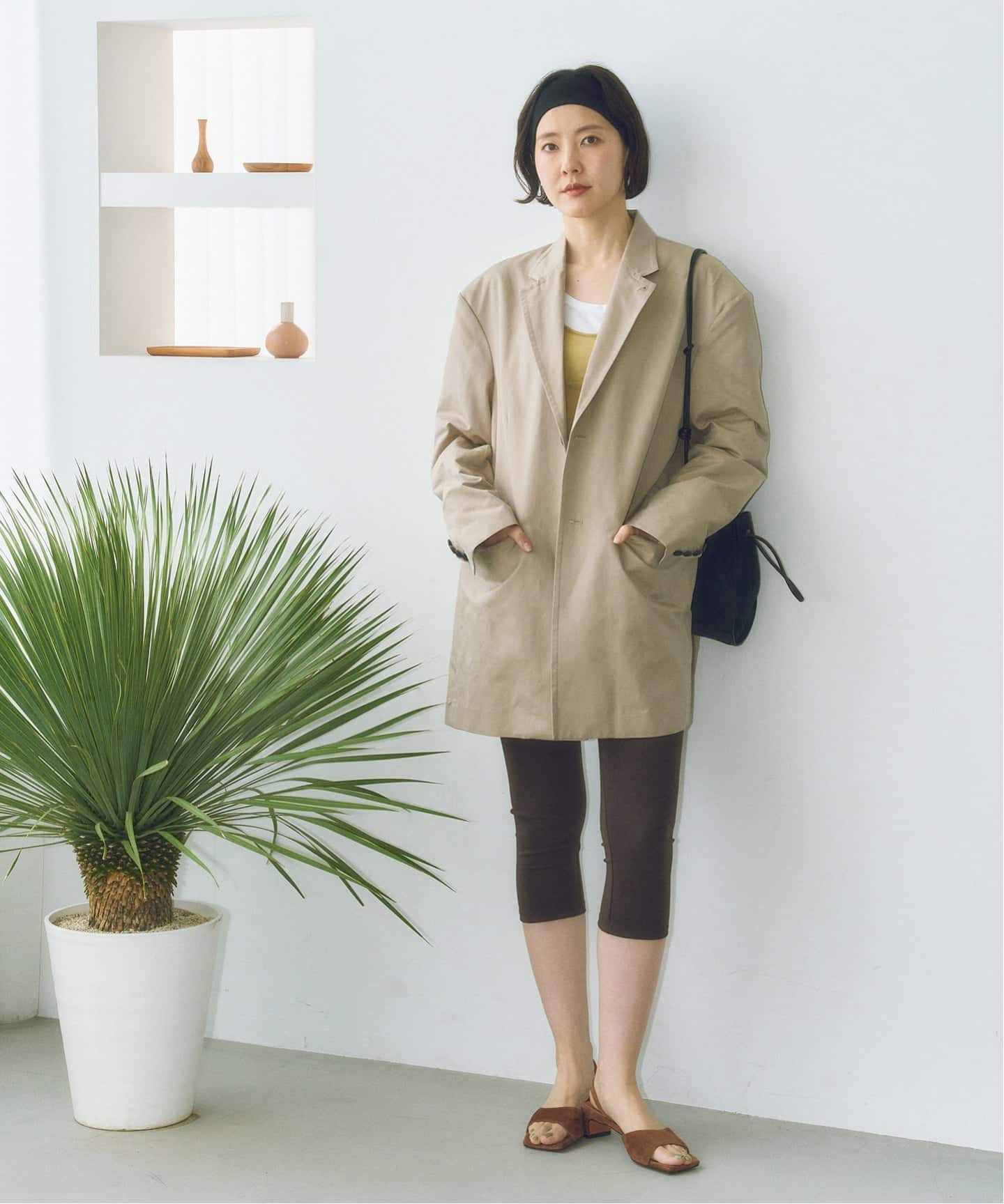 WEB+一部店舗限定》MIDORI UEEDA×GRISE4cmレザースクエアスエード