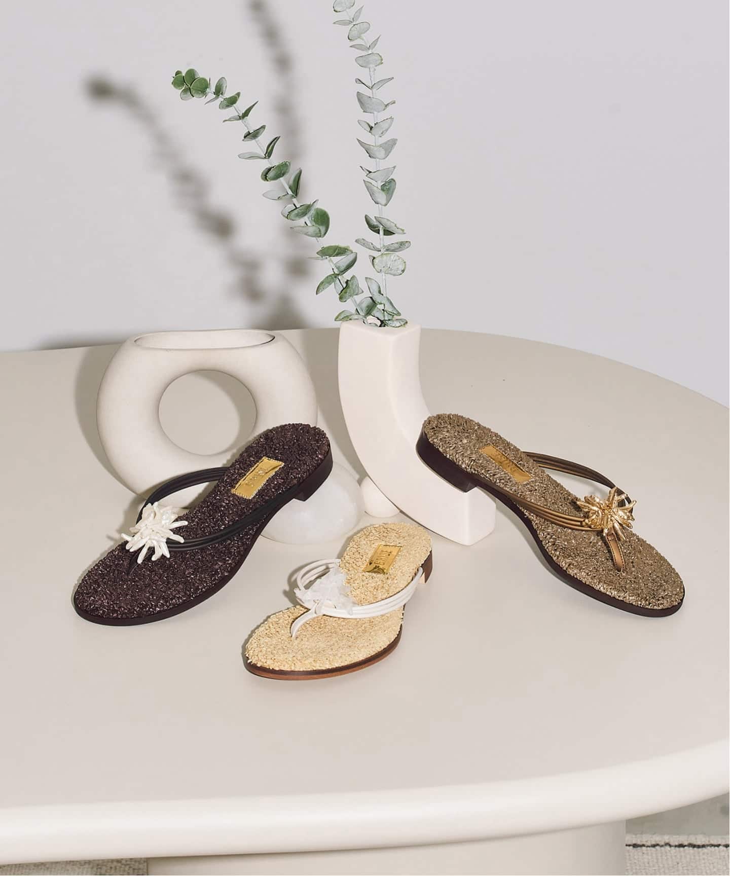 WEB+一部店舗限定》GRISE SEA MOTIF トングサンダル（サンダル）｜LE