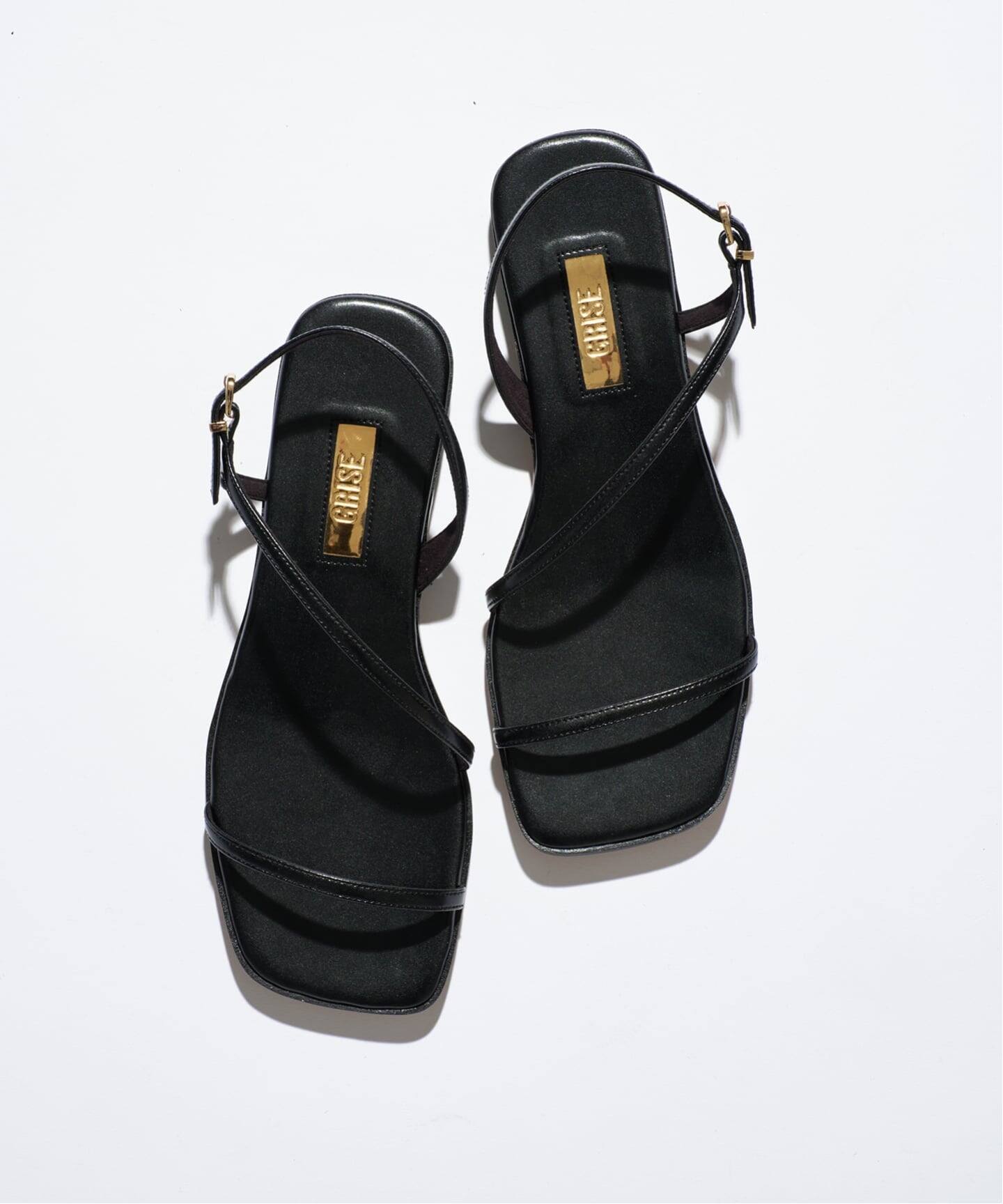 WEB+一部店舗限定》MIDORI UEEDA×GRISEナローストラップフラット