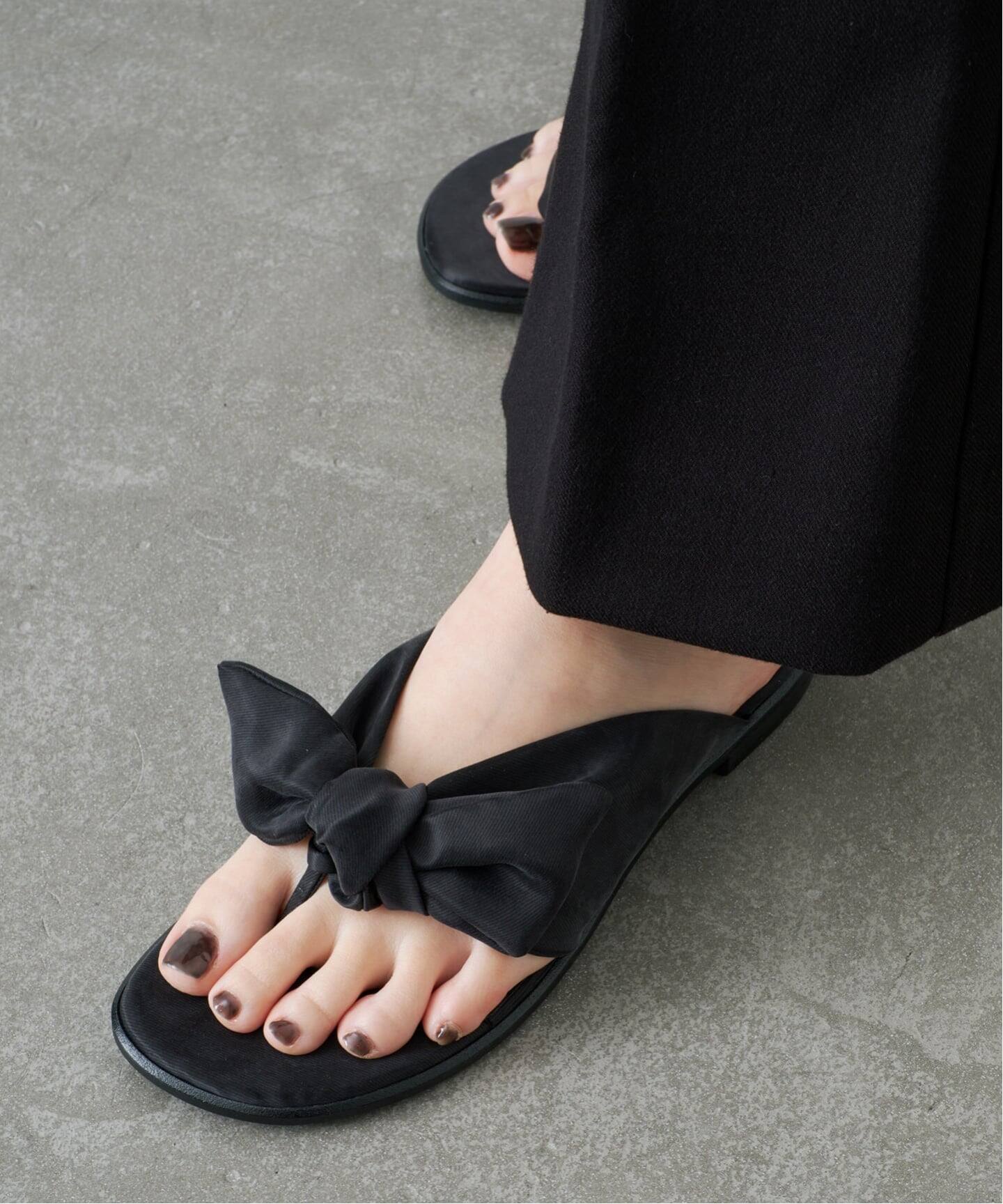 WEB+一部店舗限定》GRISE BOW THONG サンダル（サンダル）｜LE TALON