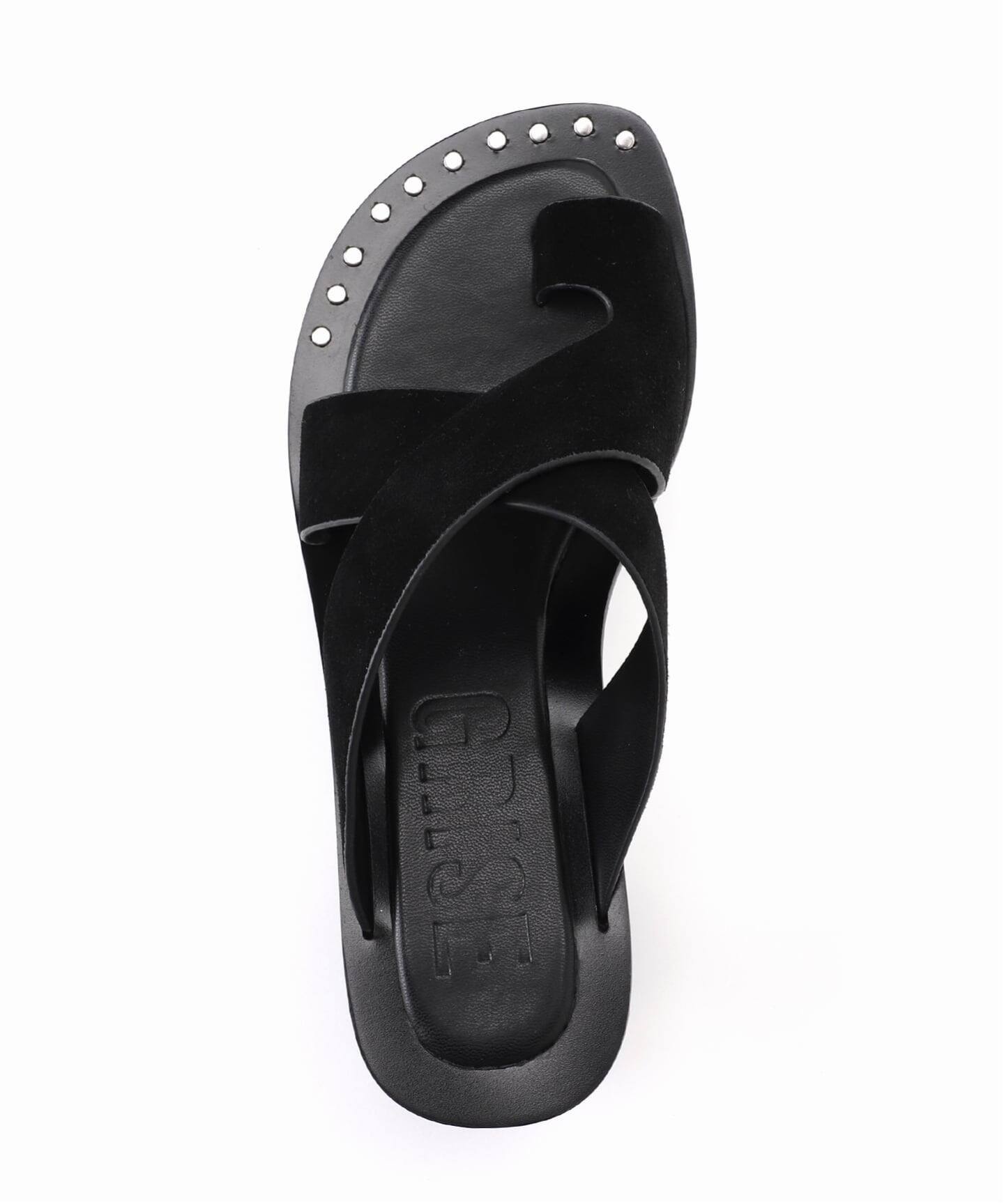 ✨【美品】 LE TALON GRISE5cmレザーEDGEトングサンダル WEB+一部店舗限定》GRISE5cmレザーEDGEトングサンダル（サンダル）｜LE