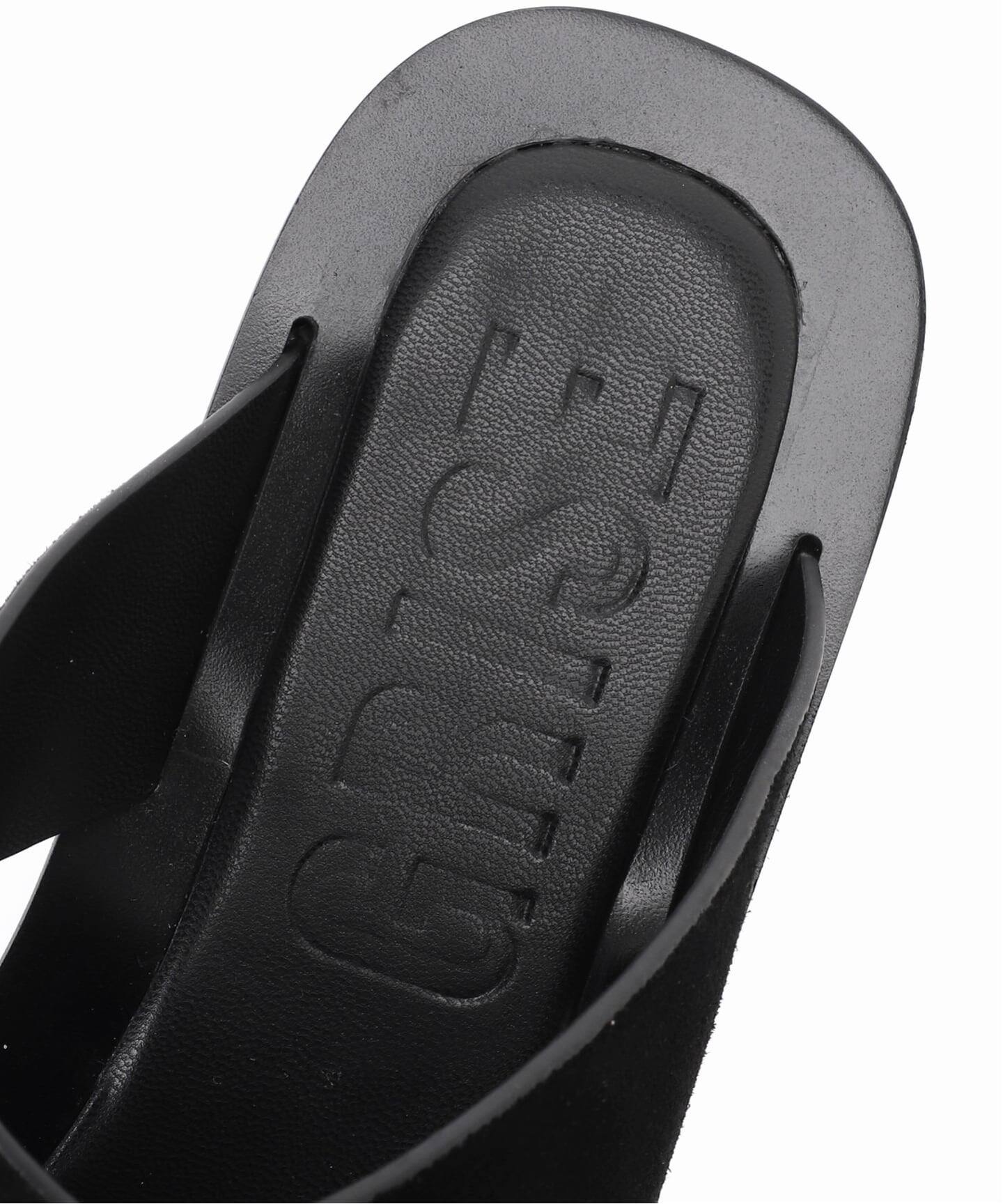 WEB+一部店舗限定》GRISE5cmレザーEDGEトングサンダル（サンダル）｜LE