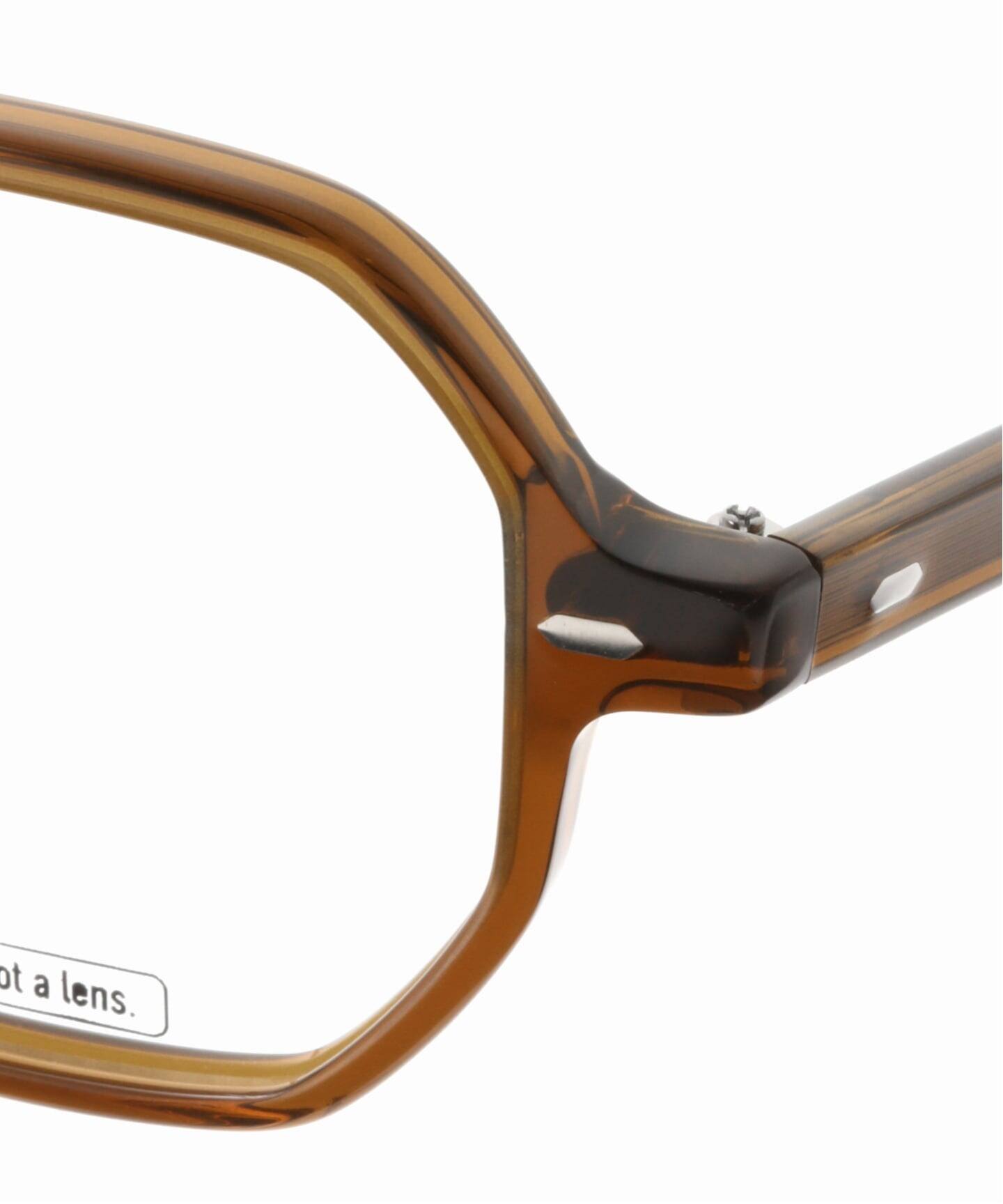 Grapes & Celadon メガネ - 茶(総柄) 【古着】【中古】 Grapes & Celadon GC 013 03 Optical（メガネ）｜EYETHINK（アイシンク