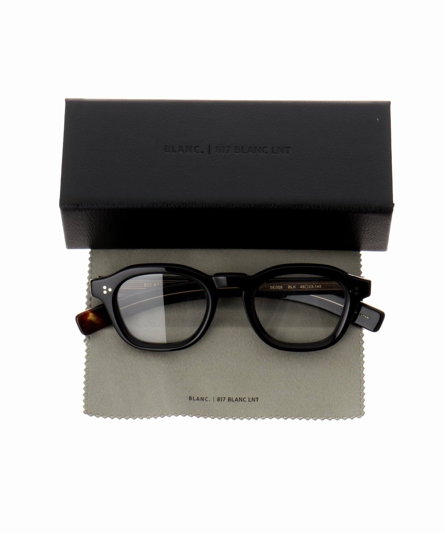 BLANC.. BE008 BLACK Optical（メガネ）｜EYETHINK（アイシンク）の