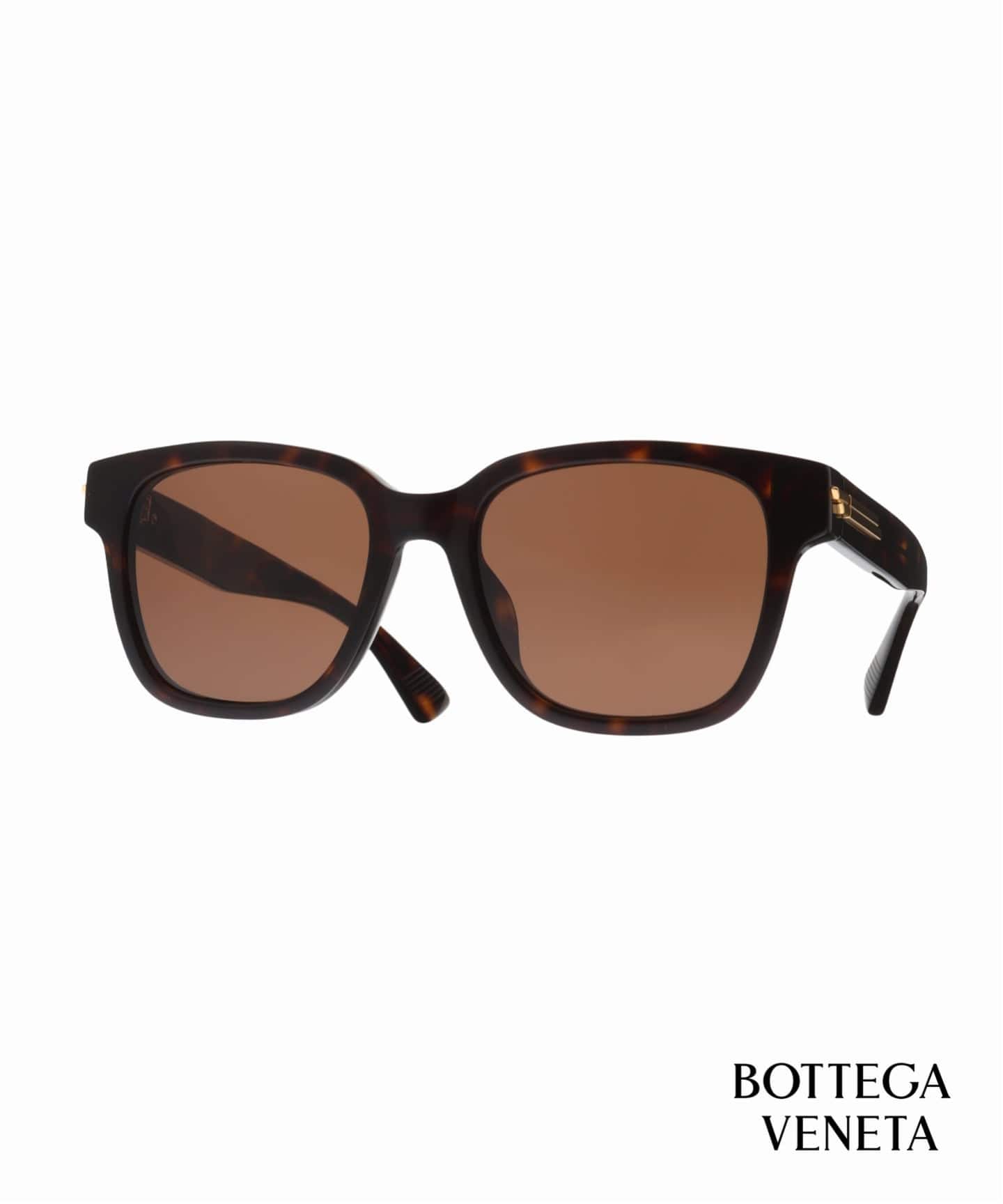 Bottega Veneta ブラウン・チェック柄 サングラス Mitre Oval Sunglasses in Havana/brown | Bottega Veneta US
