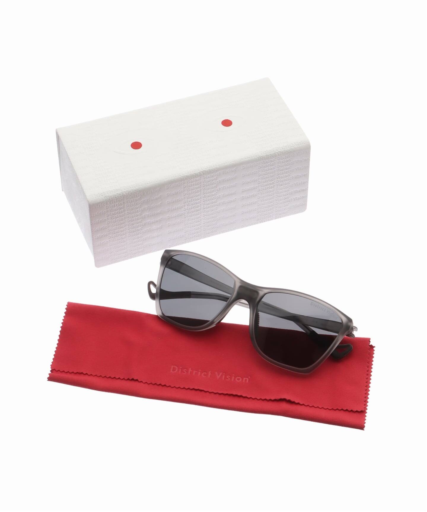 District Vision Keiichi Gray/D+ Water Gray Sunglasses（サングラス