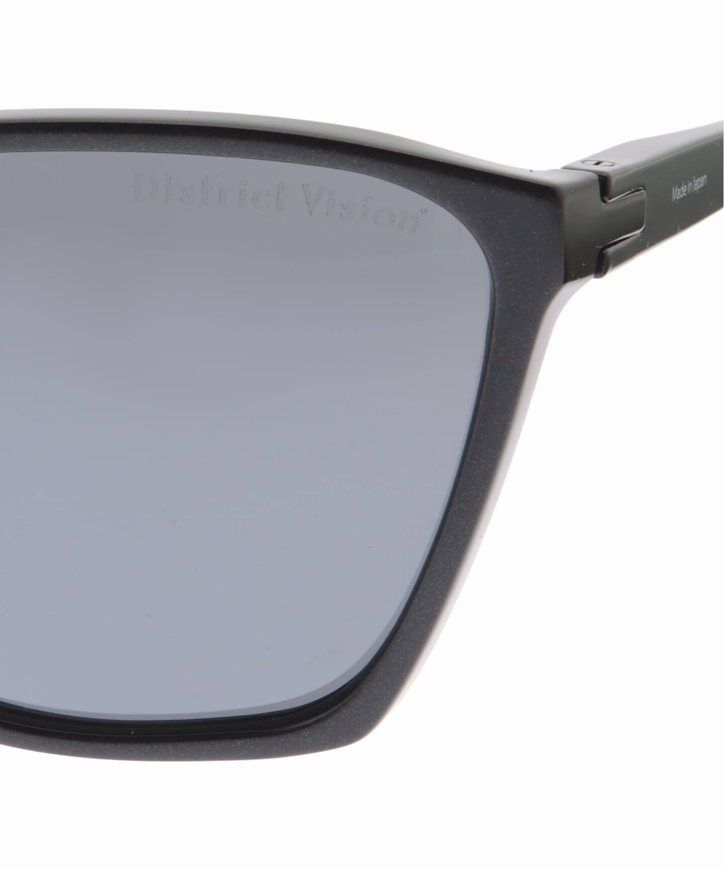 District Vision Keiichi Metallic Black/D+ Onyx Mirror Sunglasses