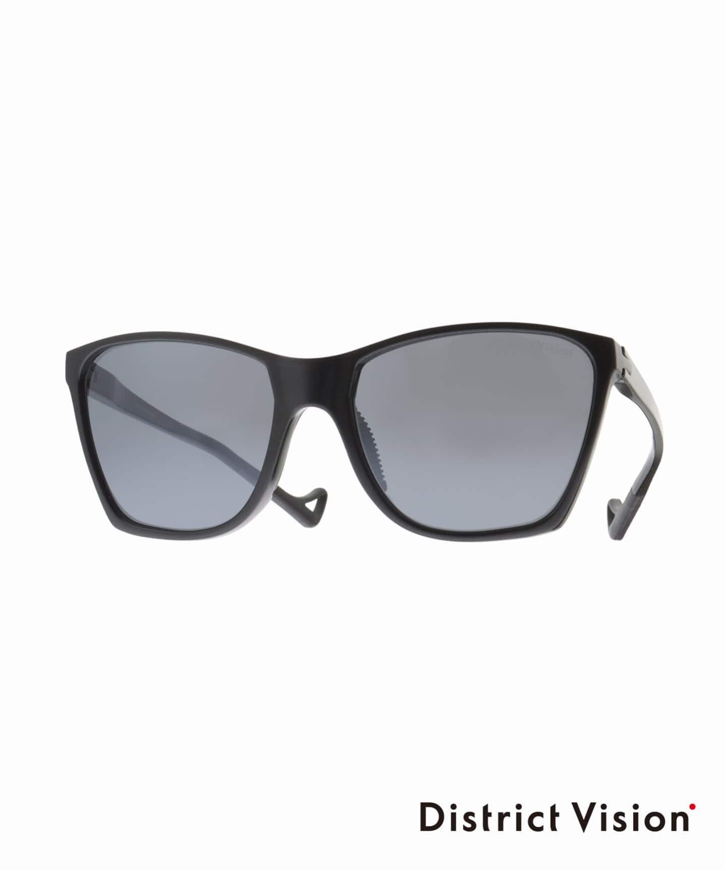 District Vision Keiichi Metallic Black/D+ Onyx Mirror Sunglasses