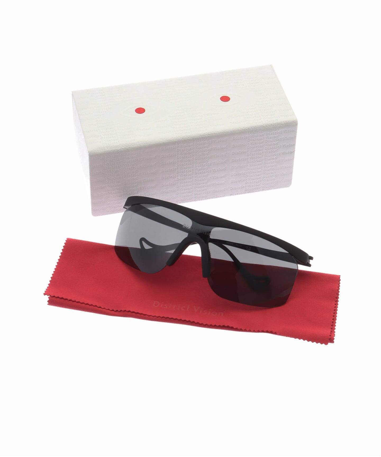 District Vision Konoha Black/D+ Onyx Mirror Sunglasses（サングラス