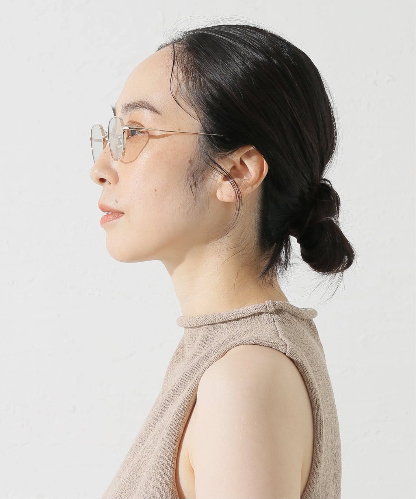 BLANC.. 別注 B0048-PC W GOLD / L.GRY - GRY ex Sunglasses