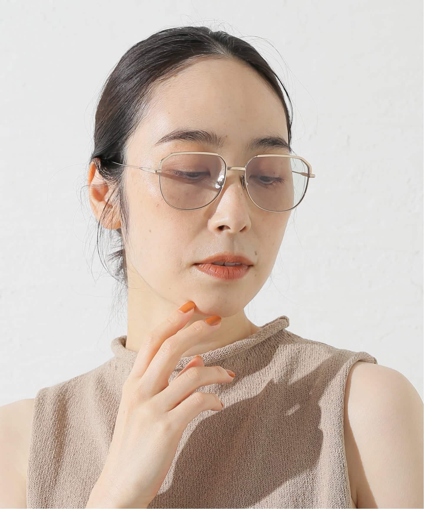 BLANC.. B0024-PC CH GOLD / L.GRY - GRY Sunglasses（サングラス